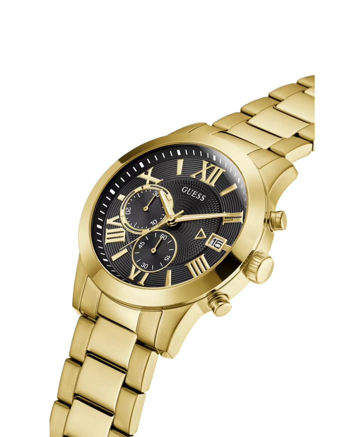 GUESS W0668G8 Men's  Watch Gold Tone Stainless Steel Bracelet 5