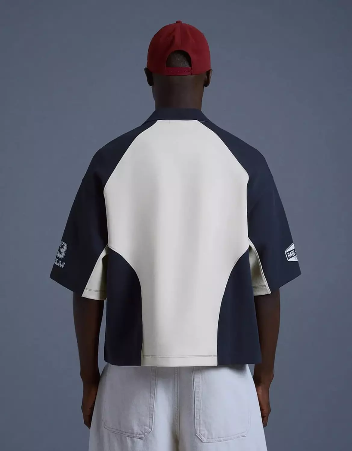 BERSHKA INTERLOCK RACING POLO SHIRT 1