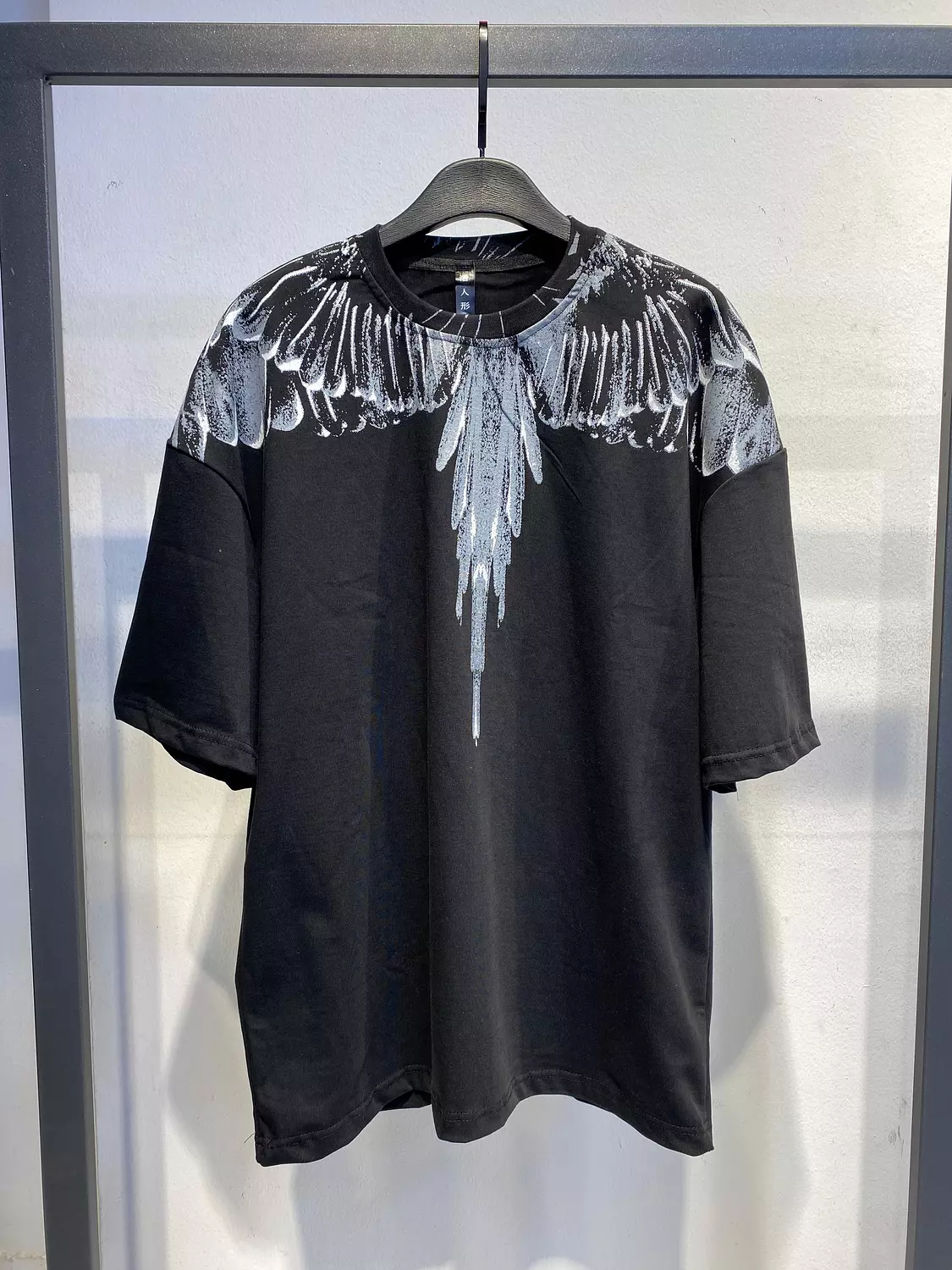 Marcelo black-grey print regular fit image