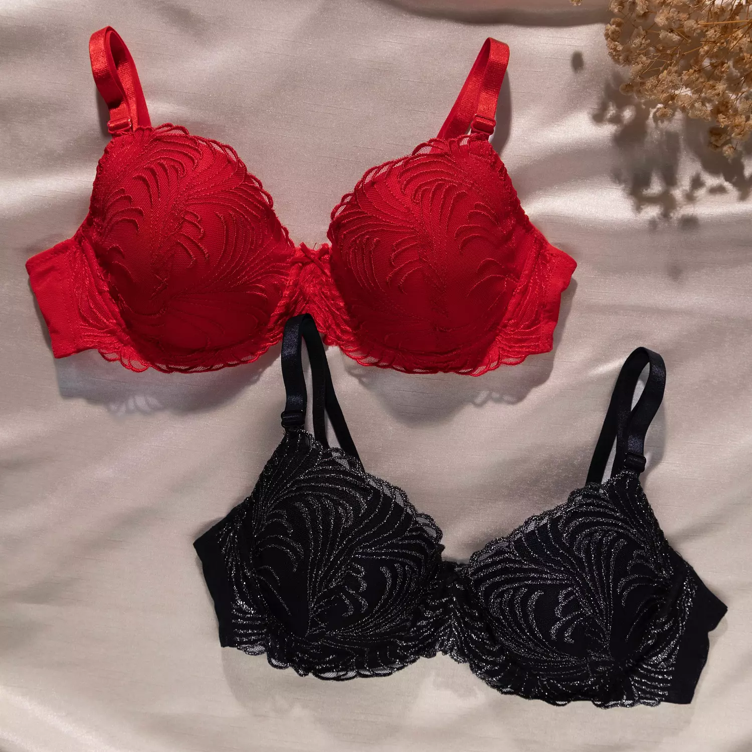 2pk Full Cup Bra - Matching  image