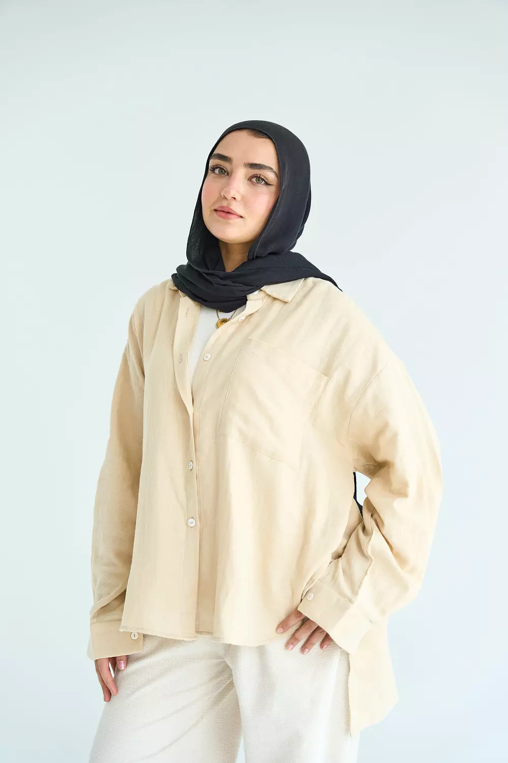 All times shirt in beige 3