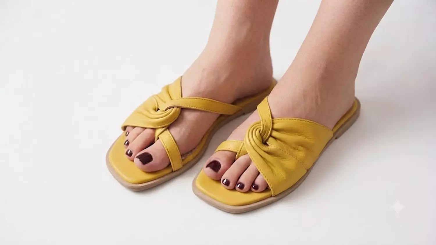 Yellow twister sandals  image