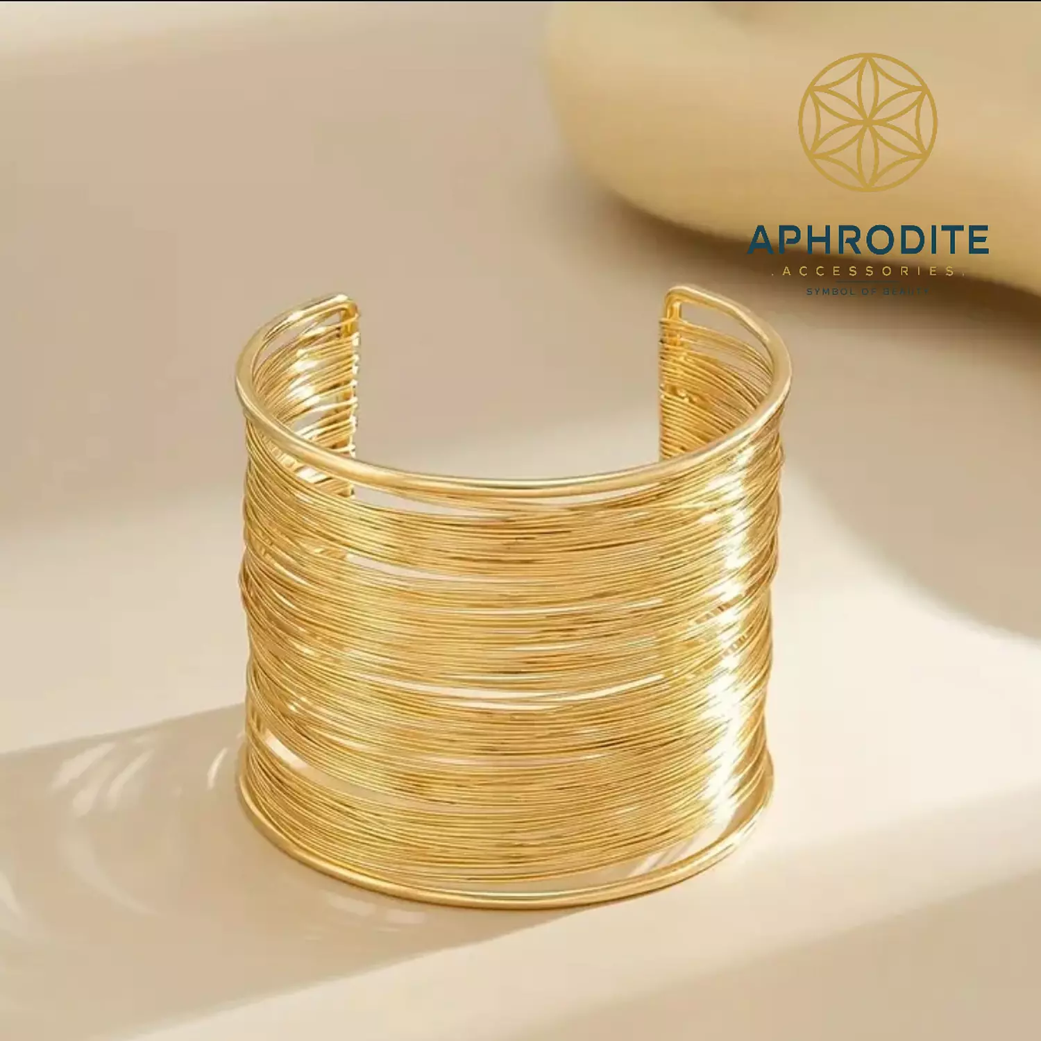 Golden Harmony Cuff image