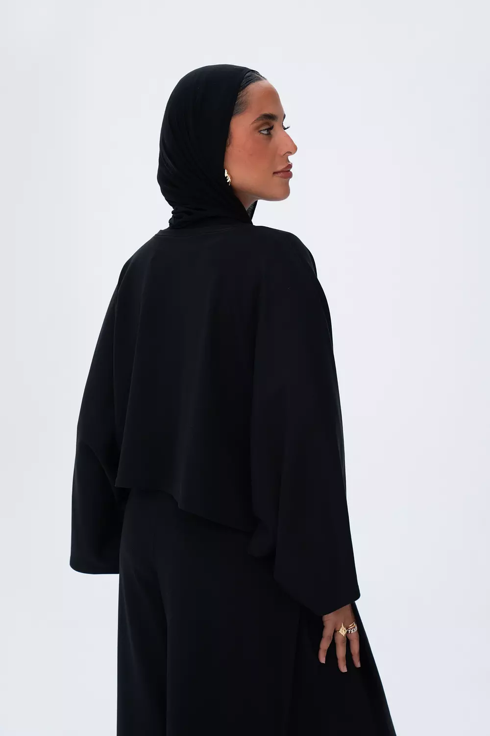Soft Cloud Top in Black 1