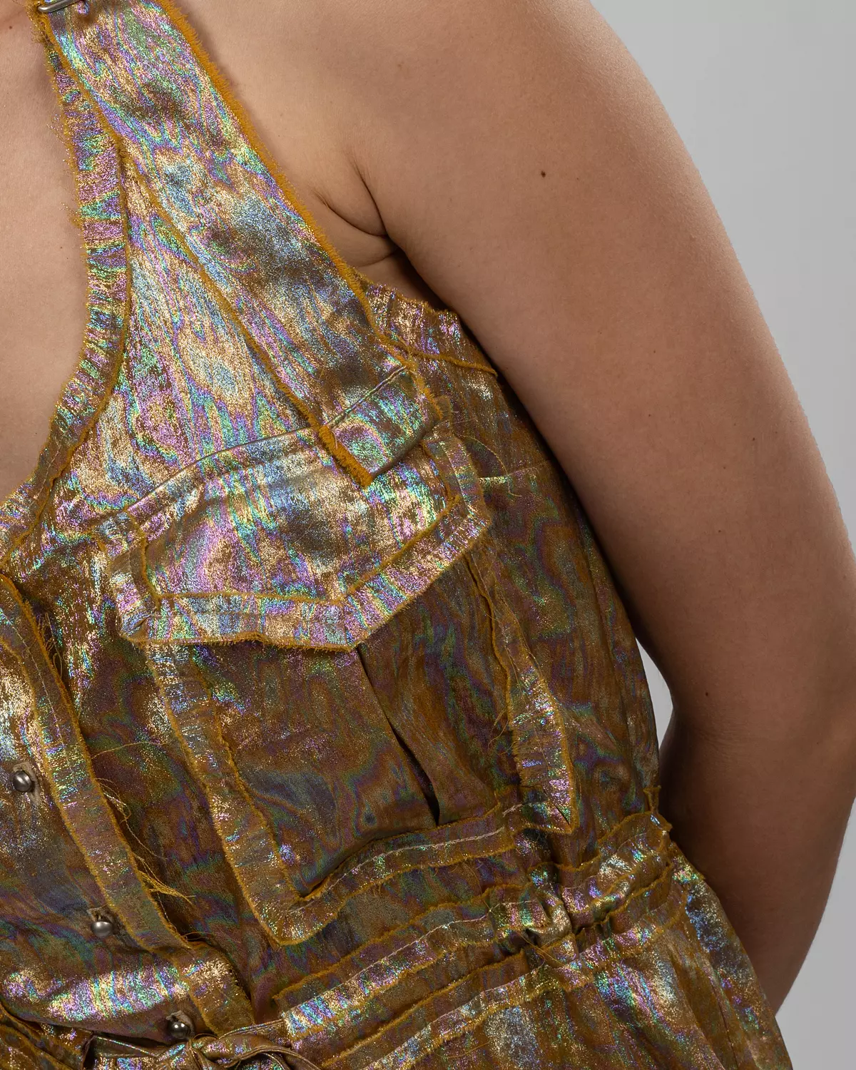 Multicolor Shimmery Jumpsuit 8