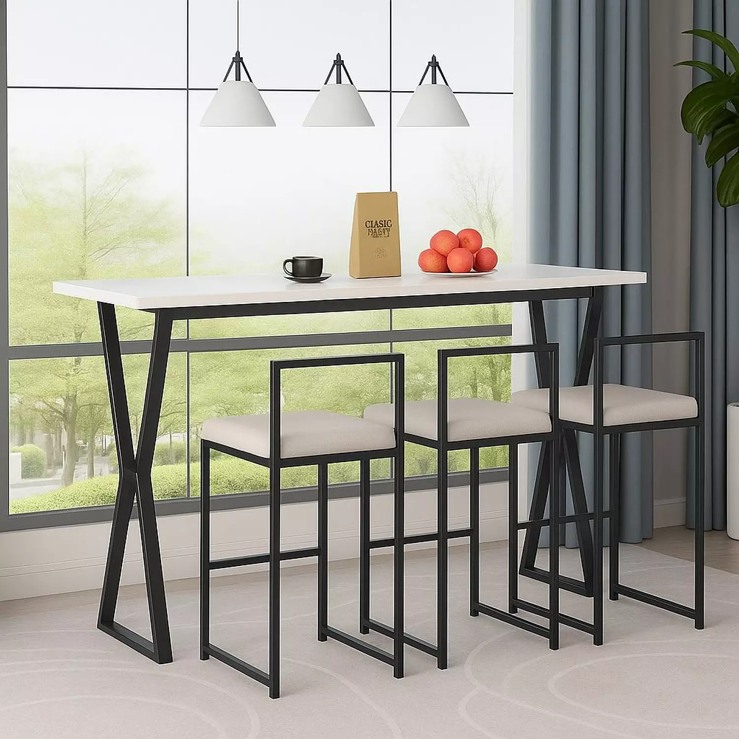 Set Bar Steel 4 Pieces image