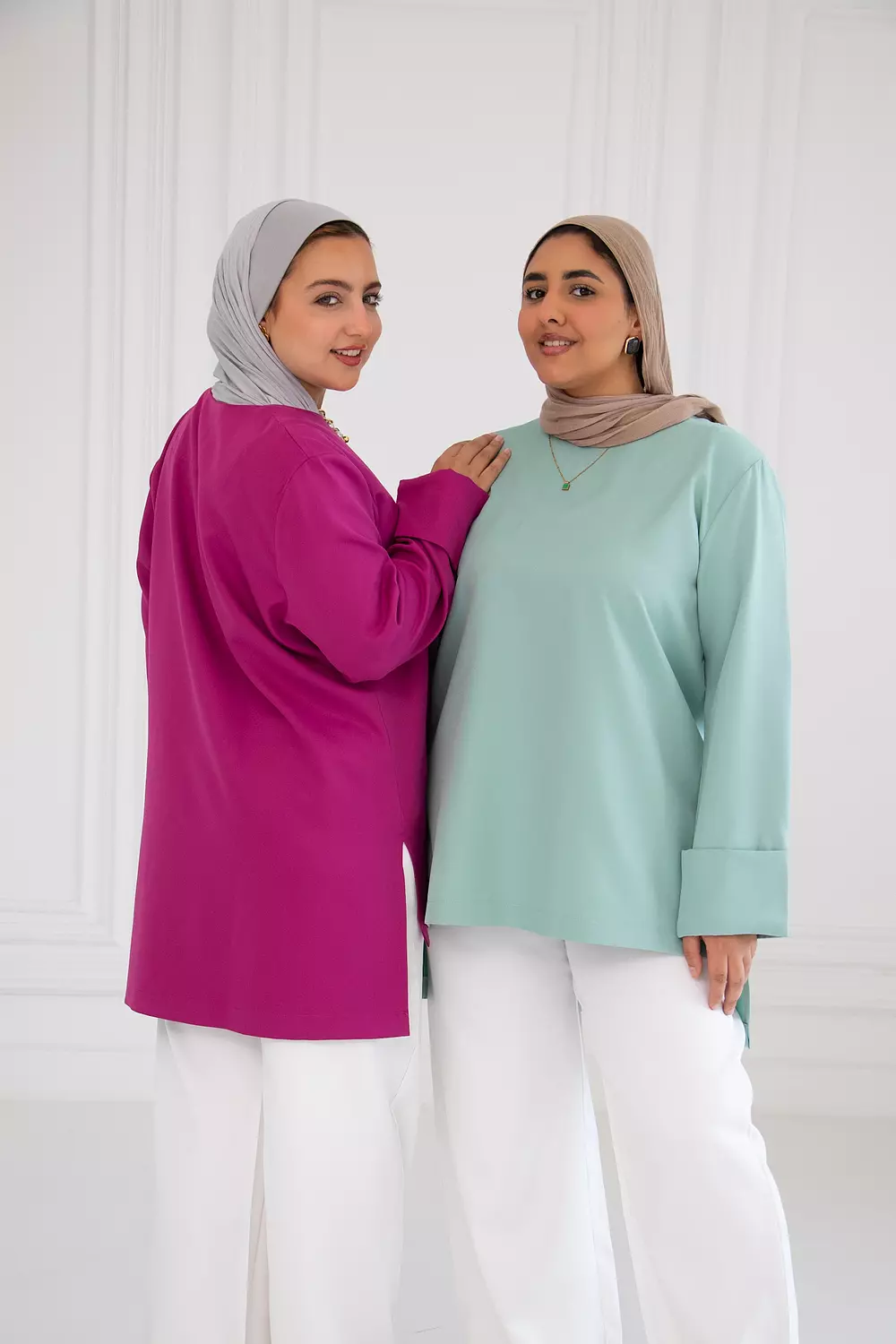 Rosa high and low blouse 19