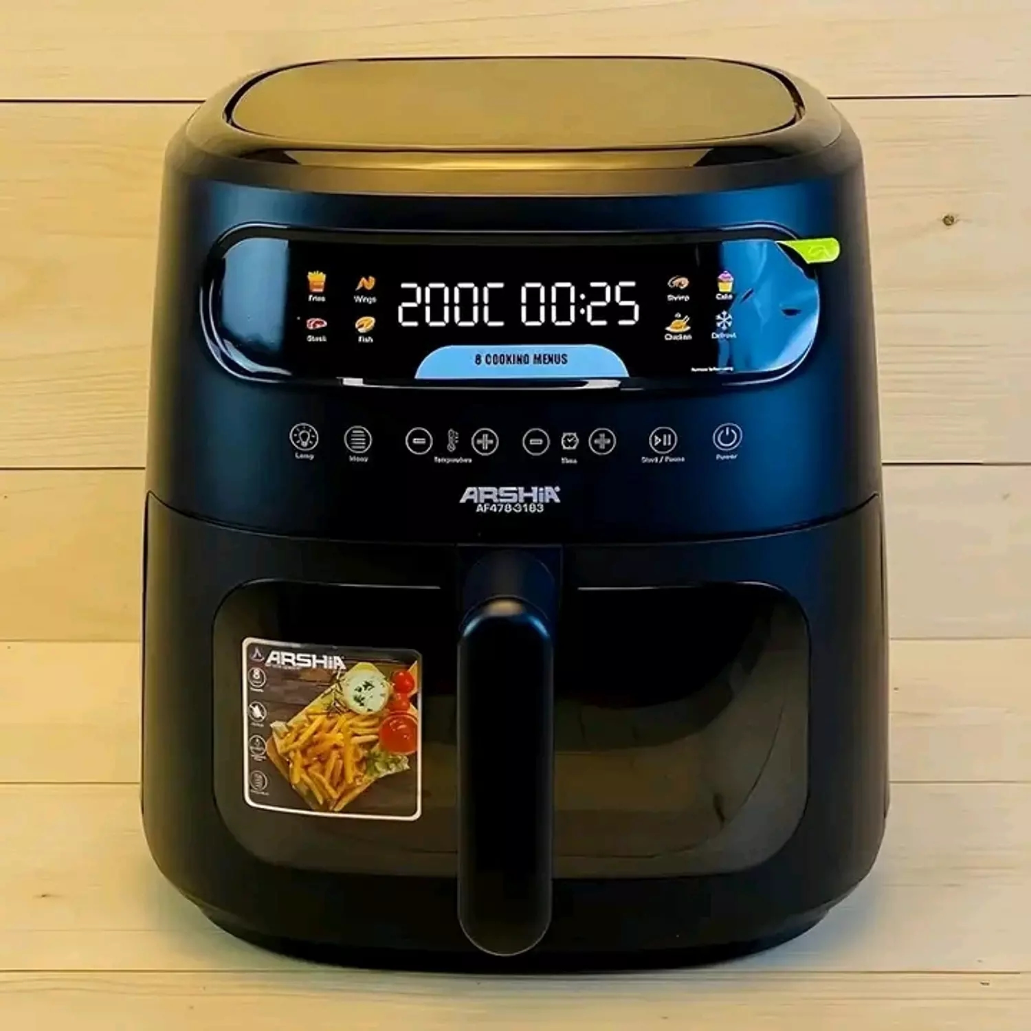 Arshia Air Fryer 1750 Watts and 8 Liters image