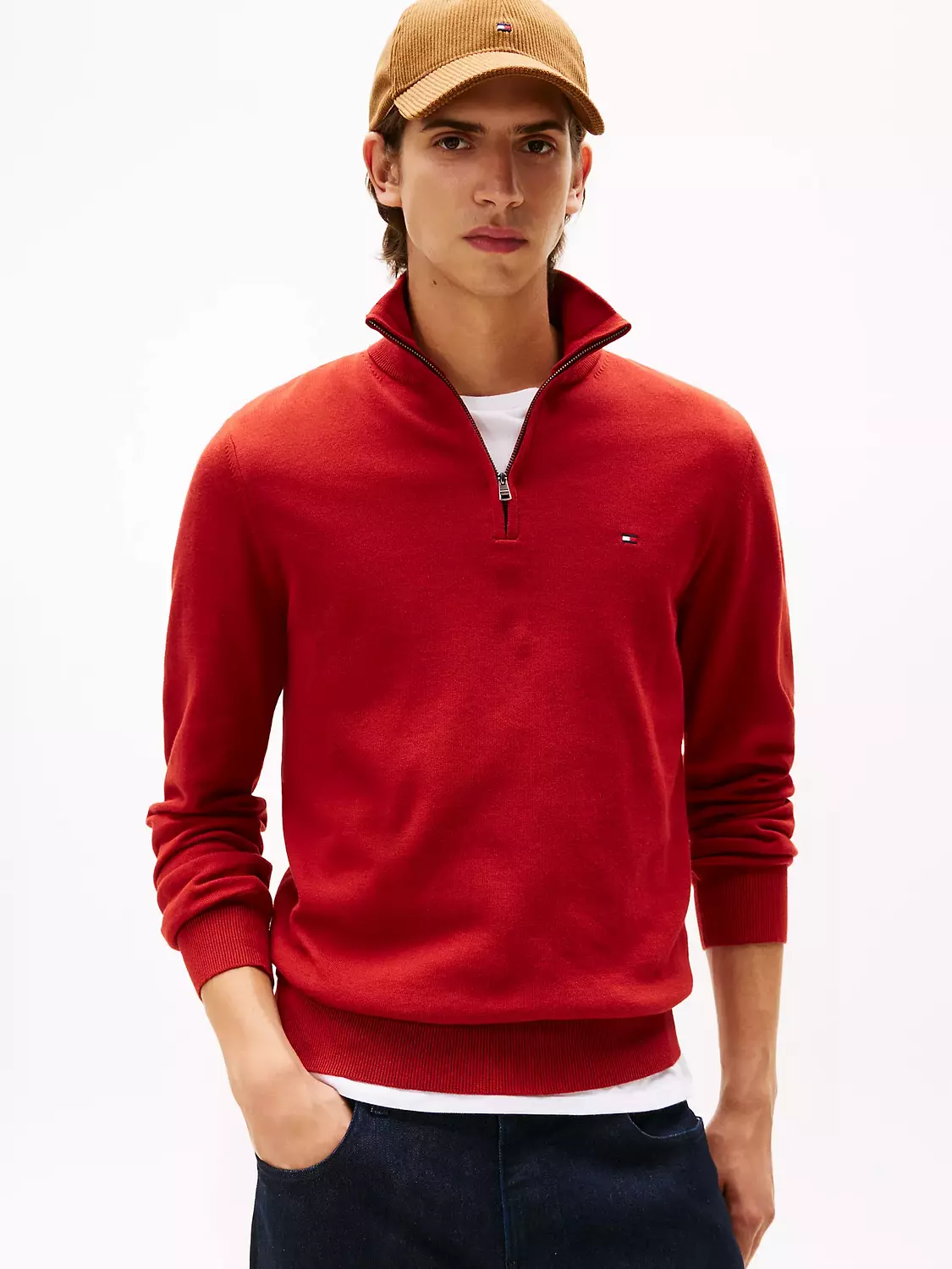 Classic Quarter-Zip Sweater hover image