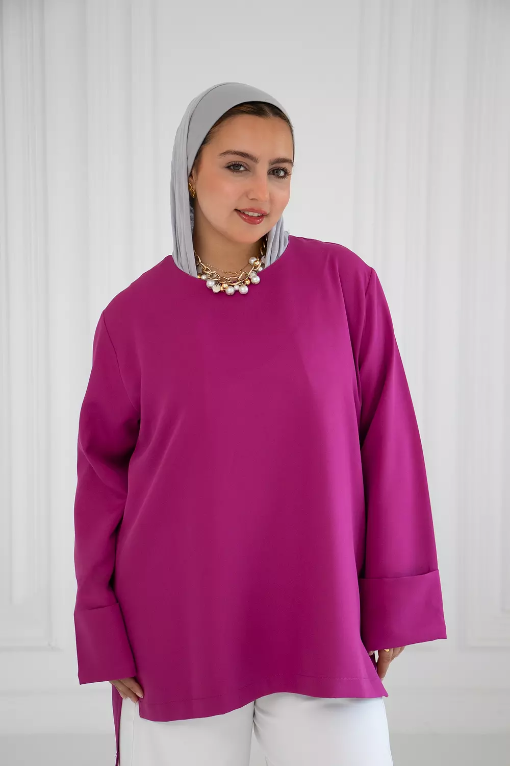 Rosa high and low blouse 20