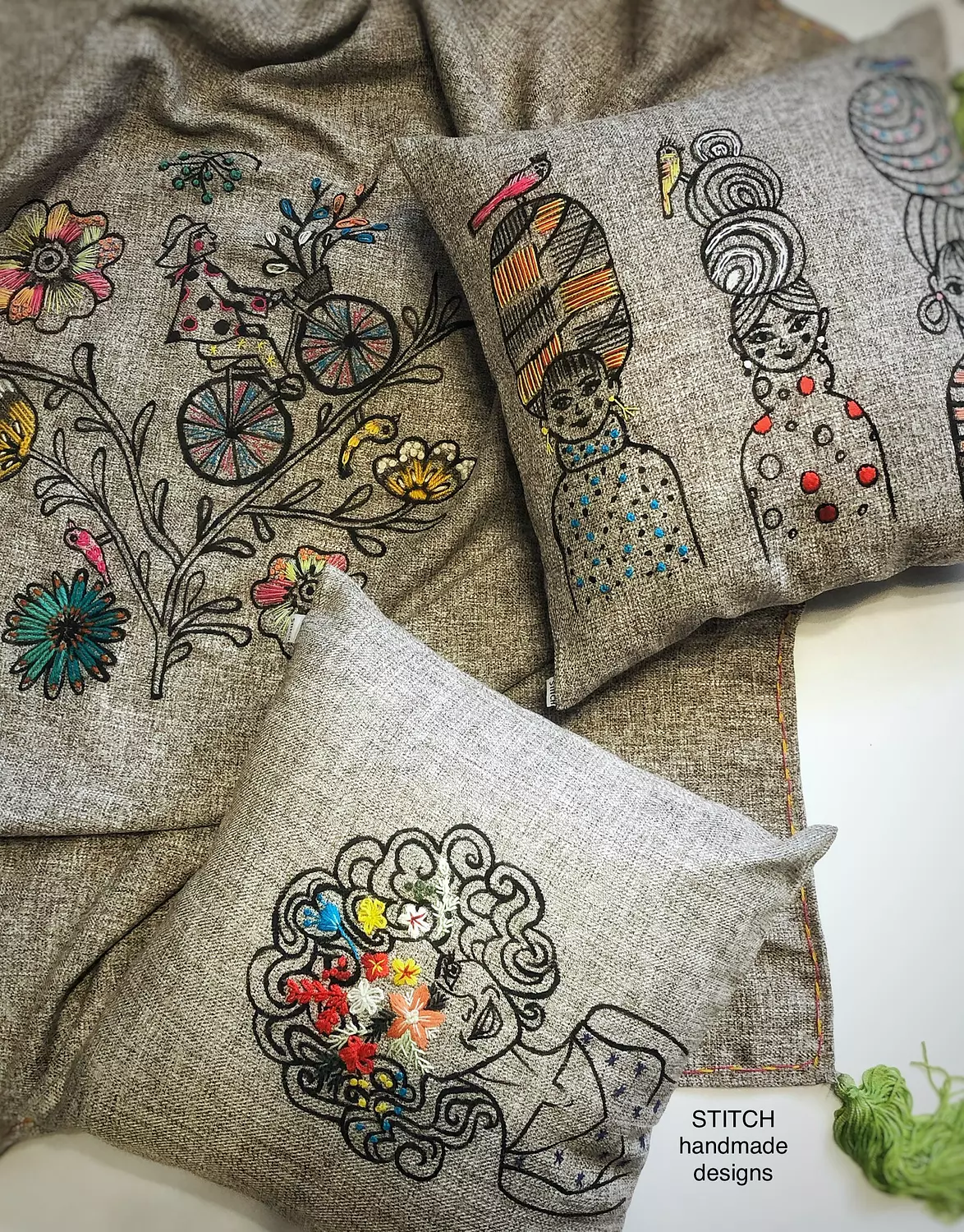 My girls cushions.  image