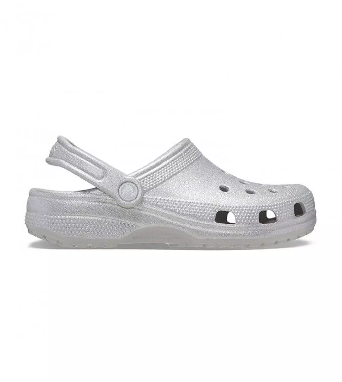 Classic Glitter Clog-Silver 2