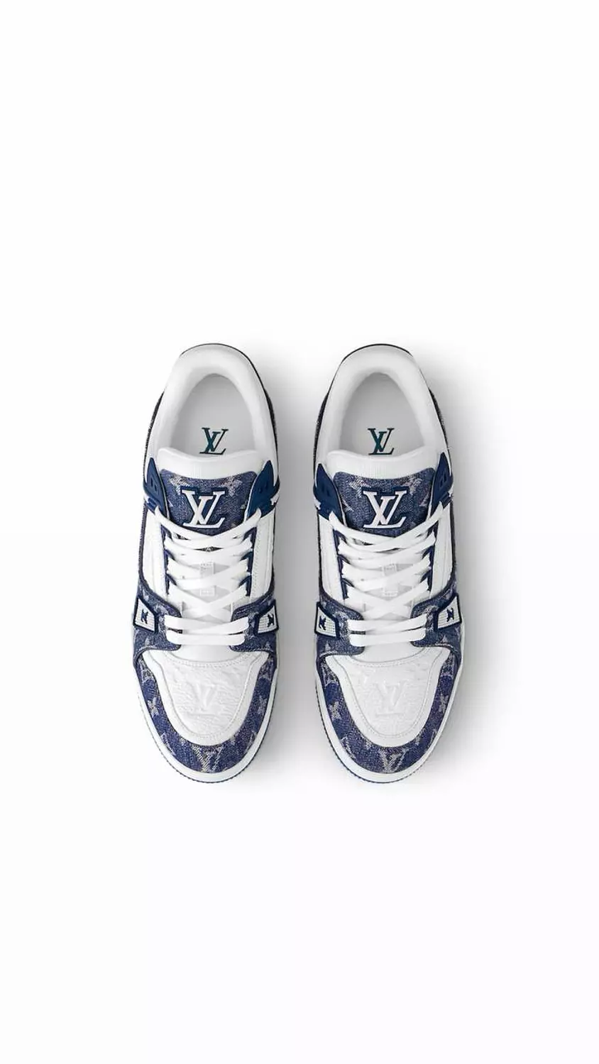 Louis Vuitton Trainer Blue 4