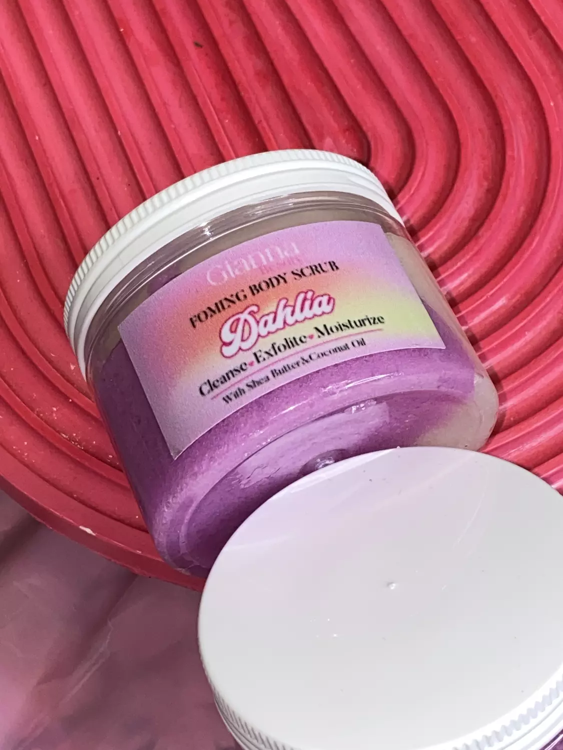 Dahlia foaming body scrub  image