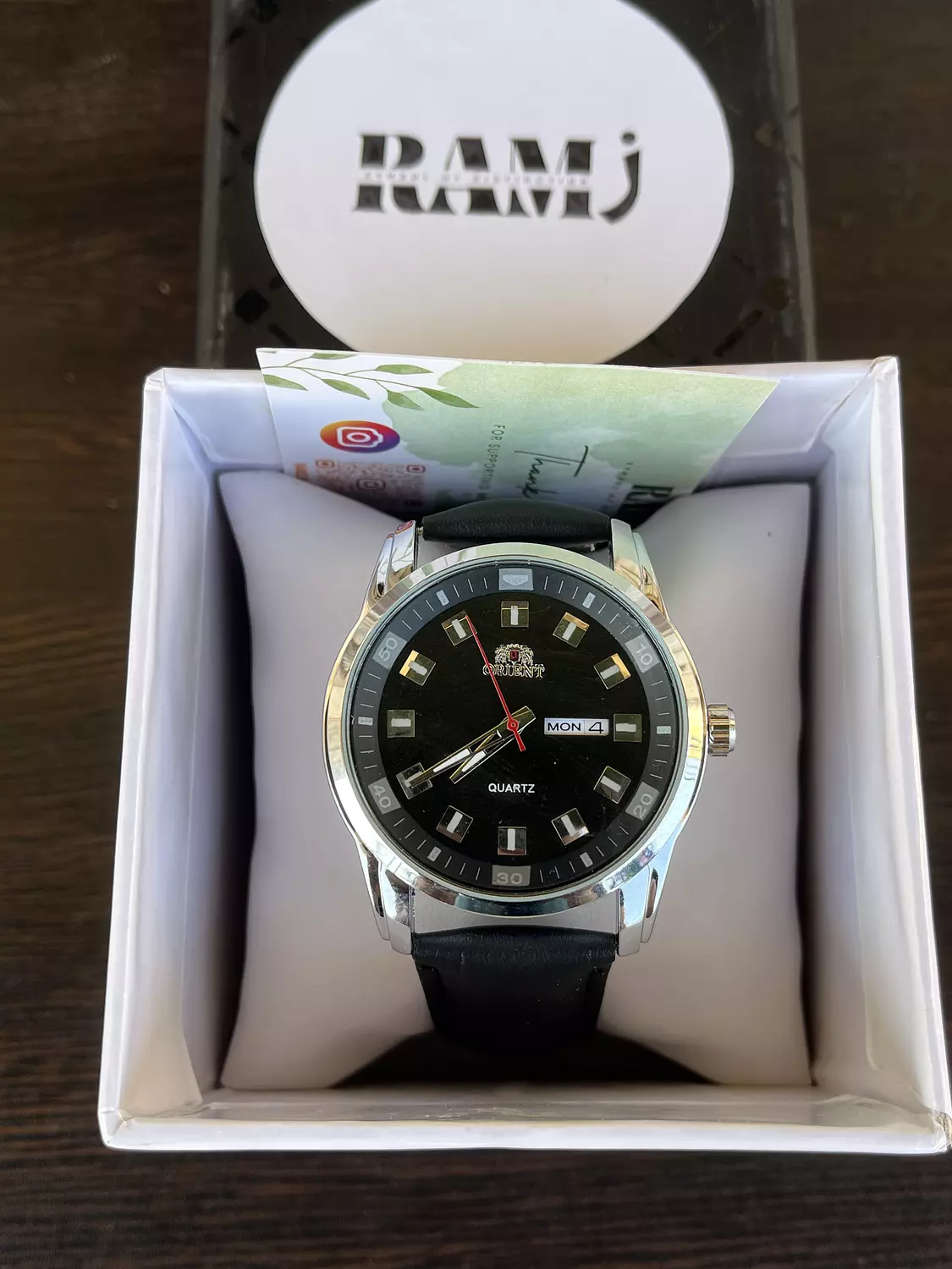 Black leather orient 3