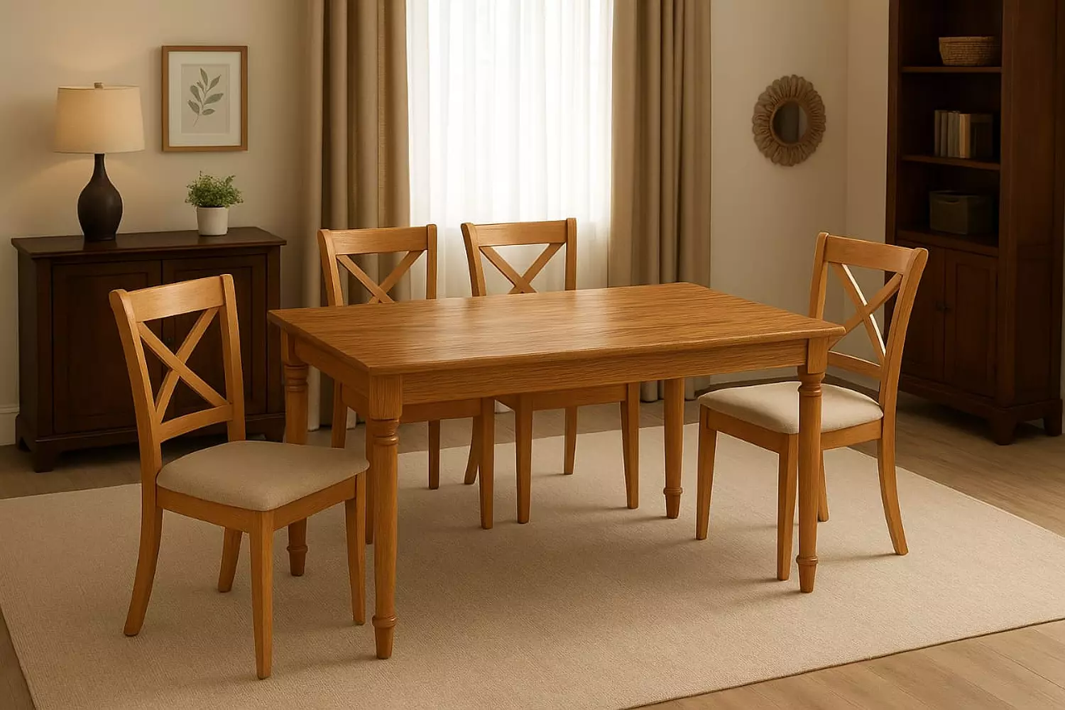 ترابيزة سفره خشب 160*80 زارا image