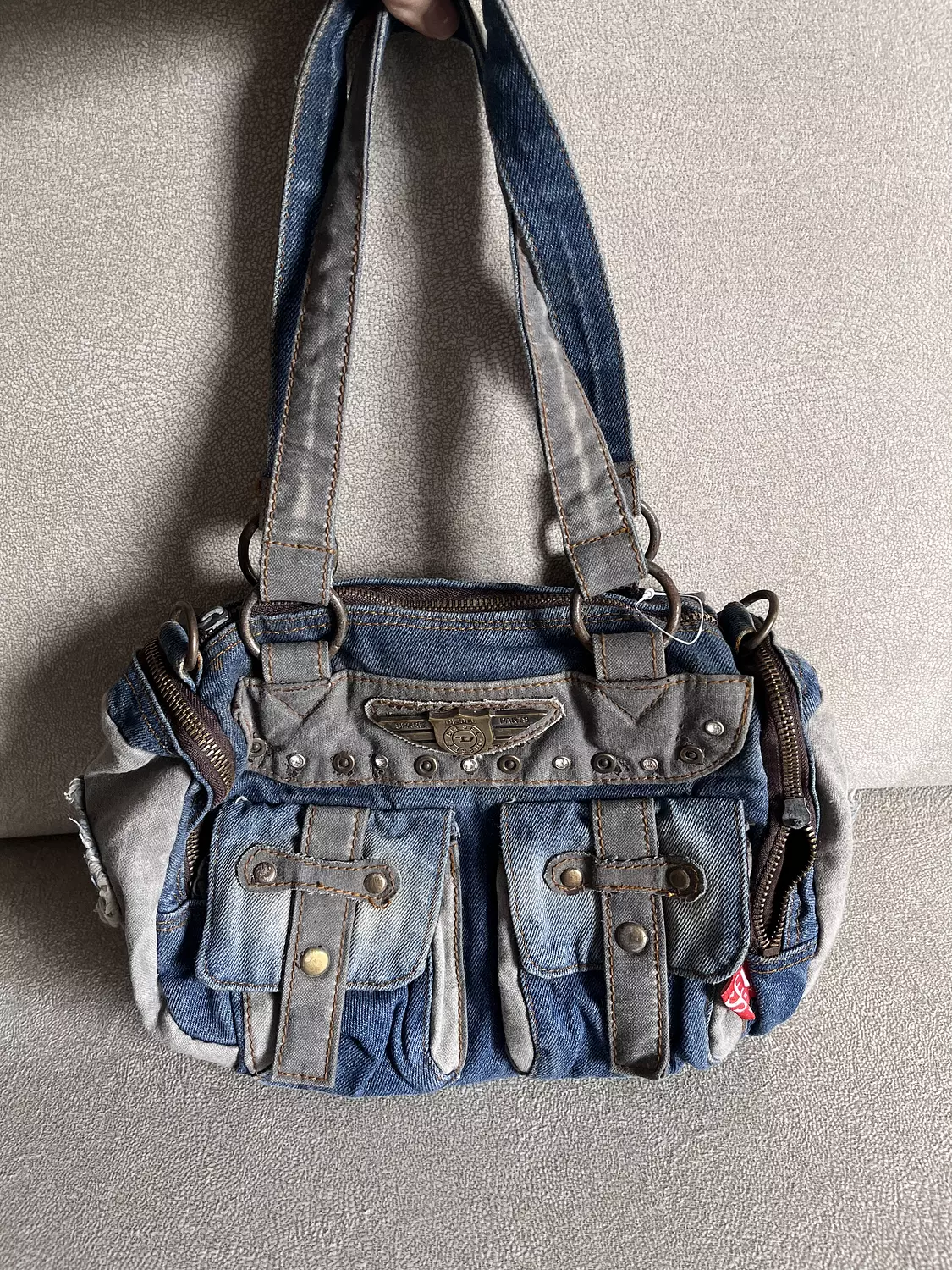 Authentic Denim diesel bag  hover image