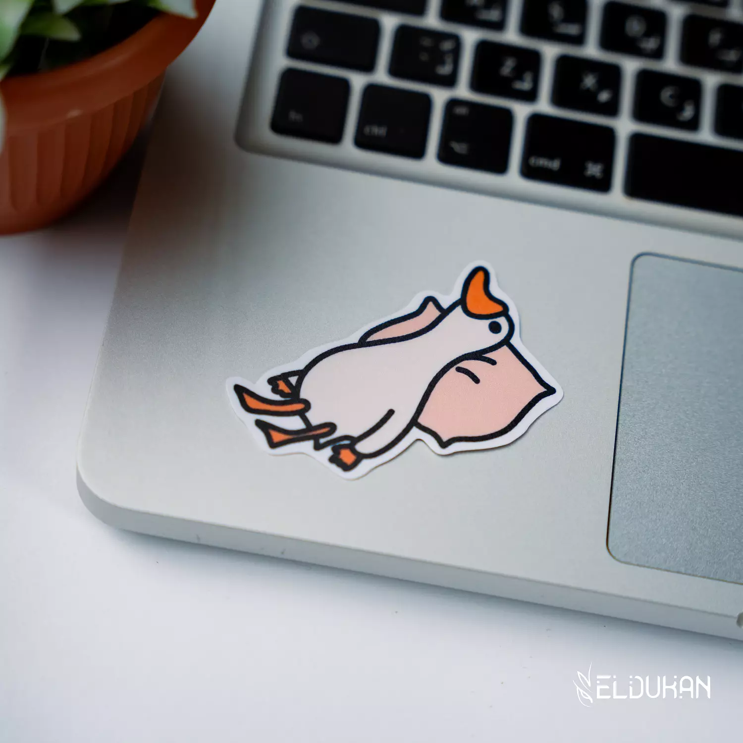 Sleepy Duck sticker image