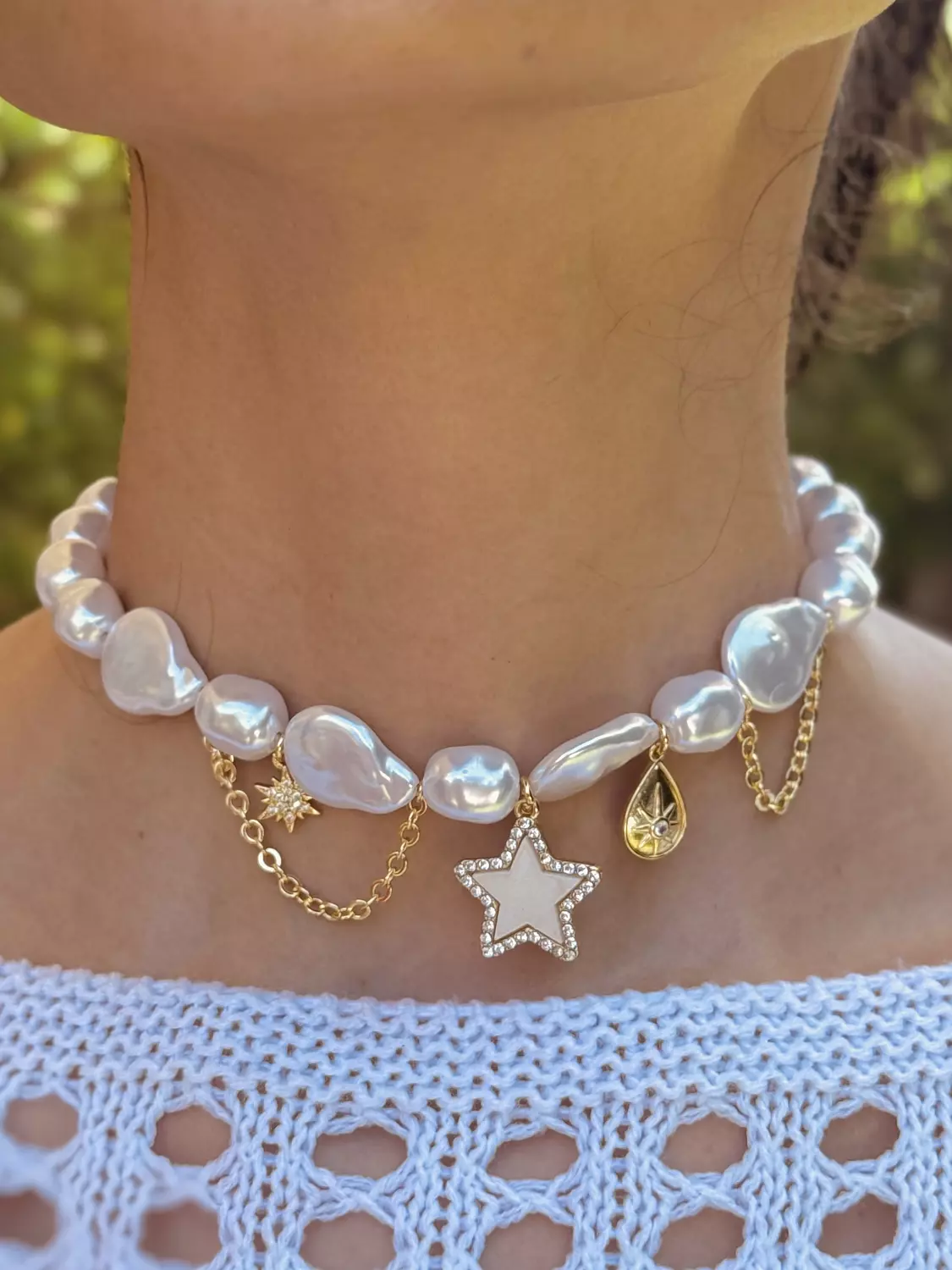 Dimond star choker  1