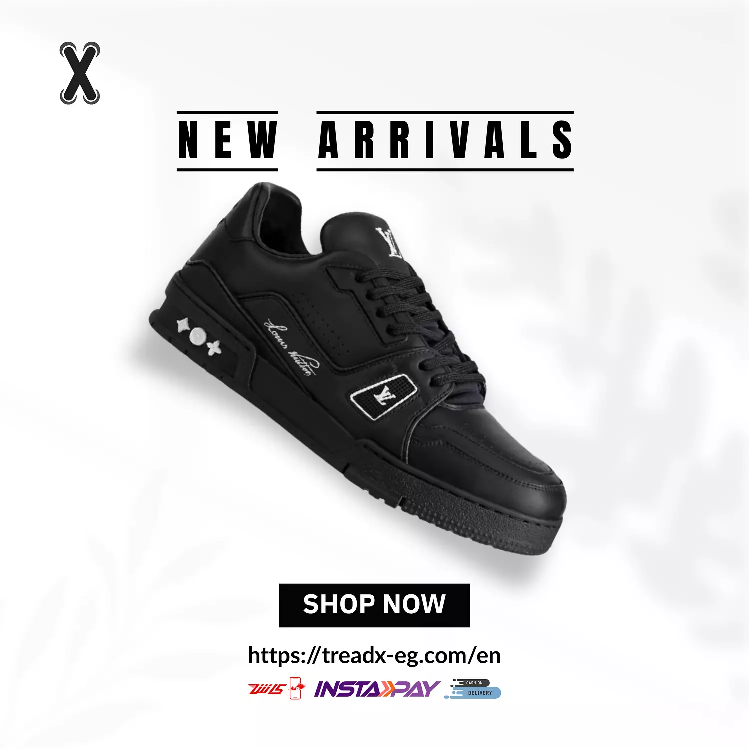 Louis Vuitton Trainer Black Wool image
