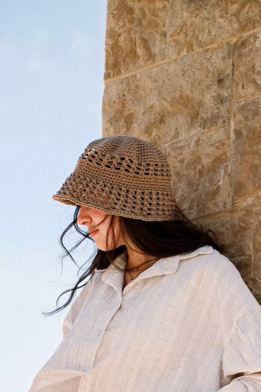 Brown Bucket Hat image