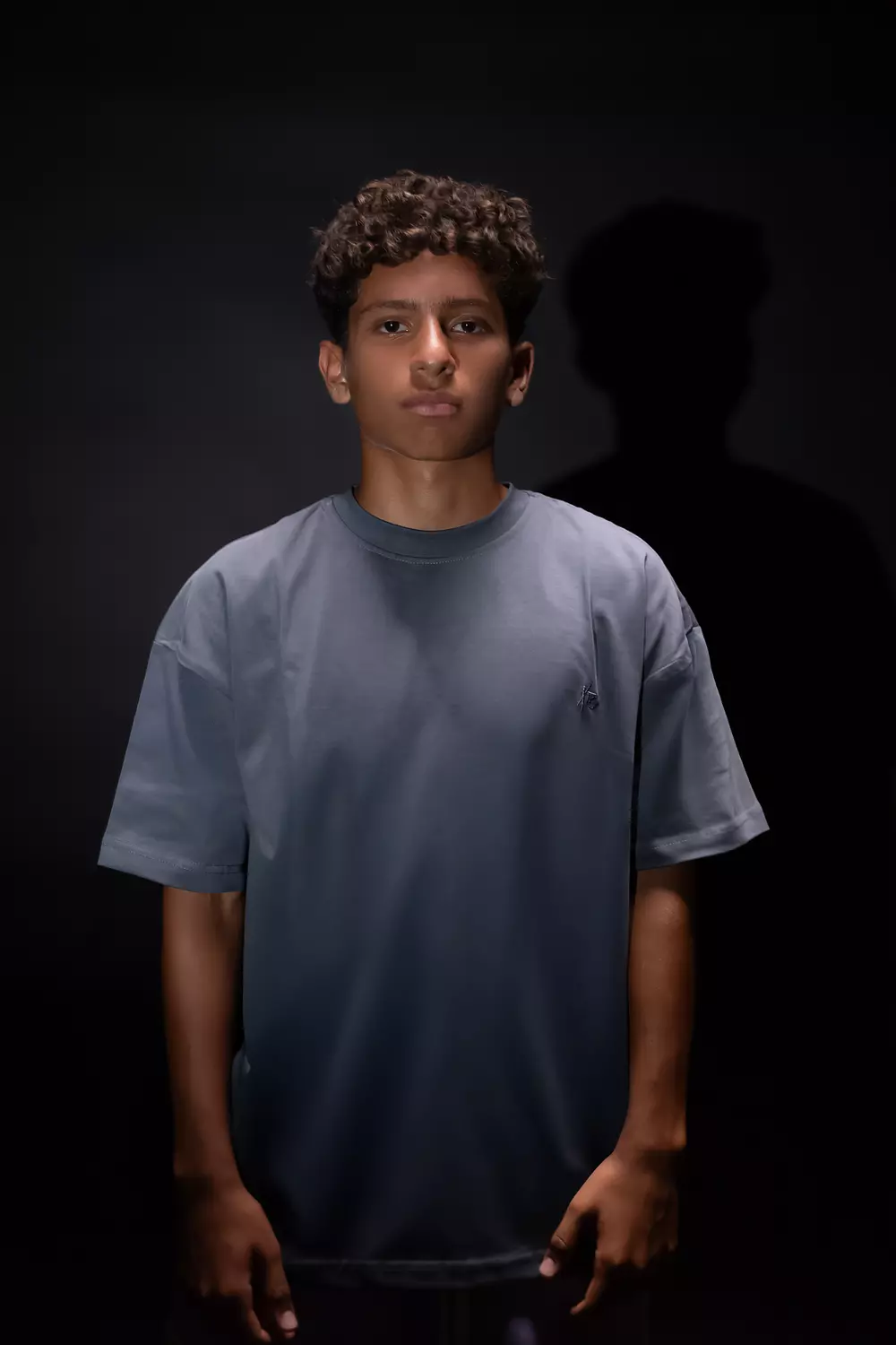 Grey basic T-shirt  1