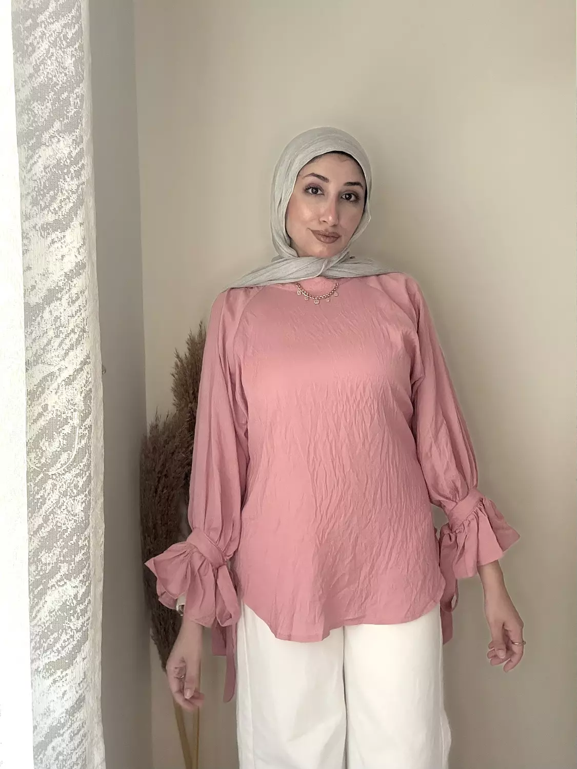 Linen blouse hover image