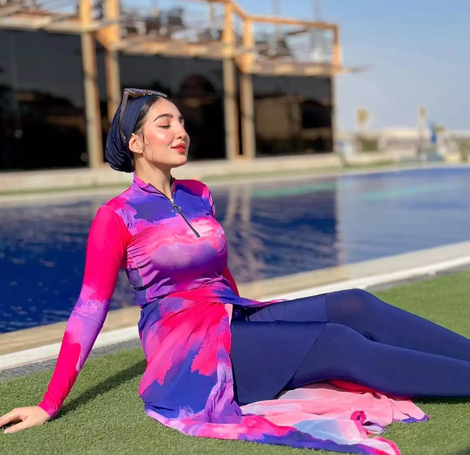 Lilac pink Burkini 🩷💙 5