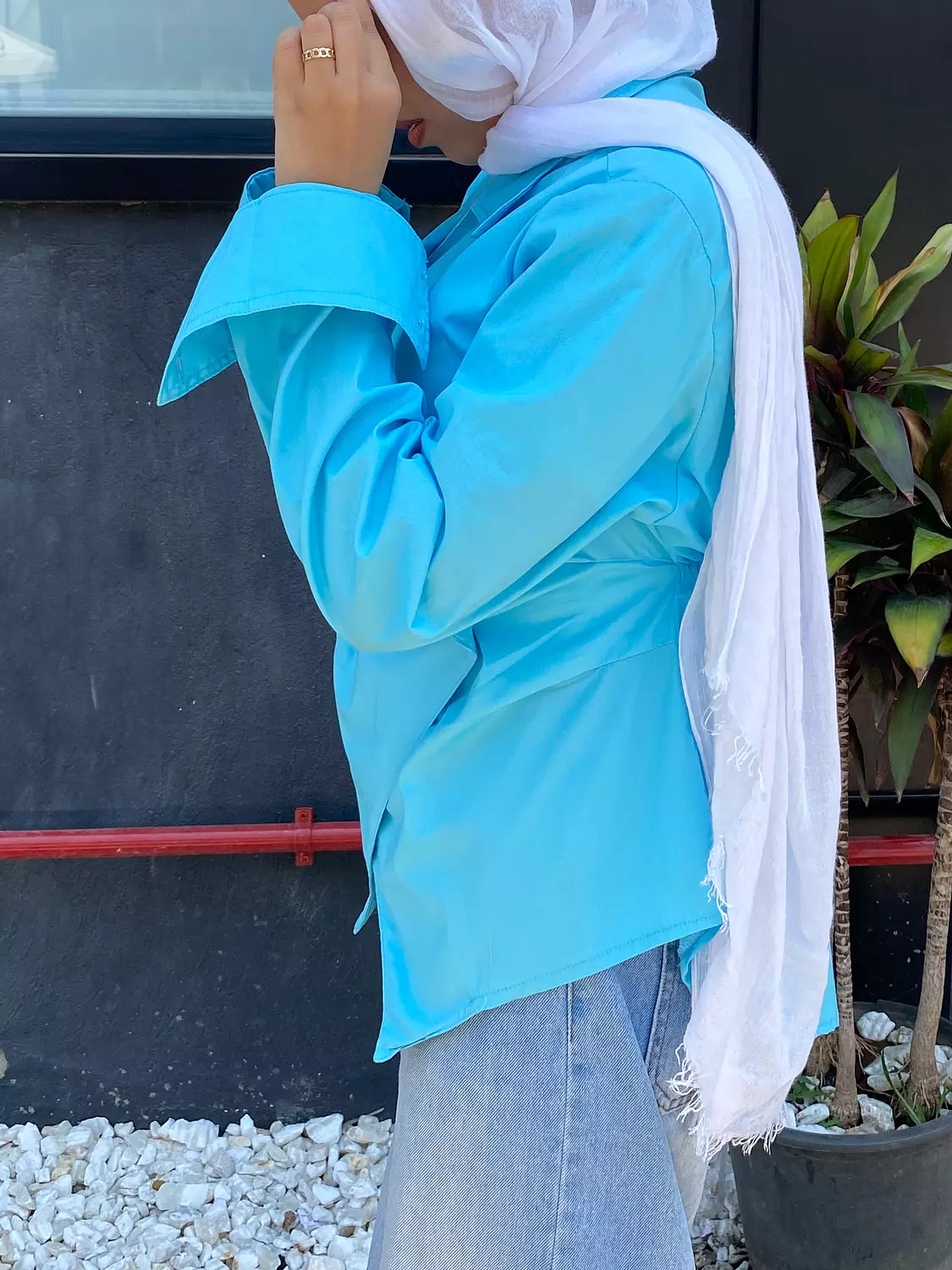 Veya Blouse Baby Blue  14