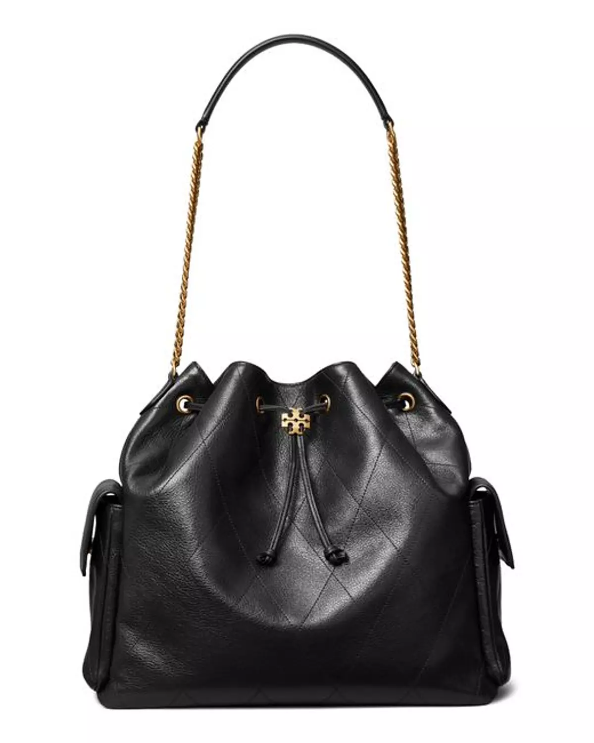 Tory Burch Charlie quilted drawstring bucket bag 5