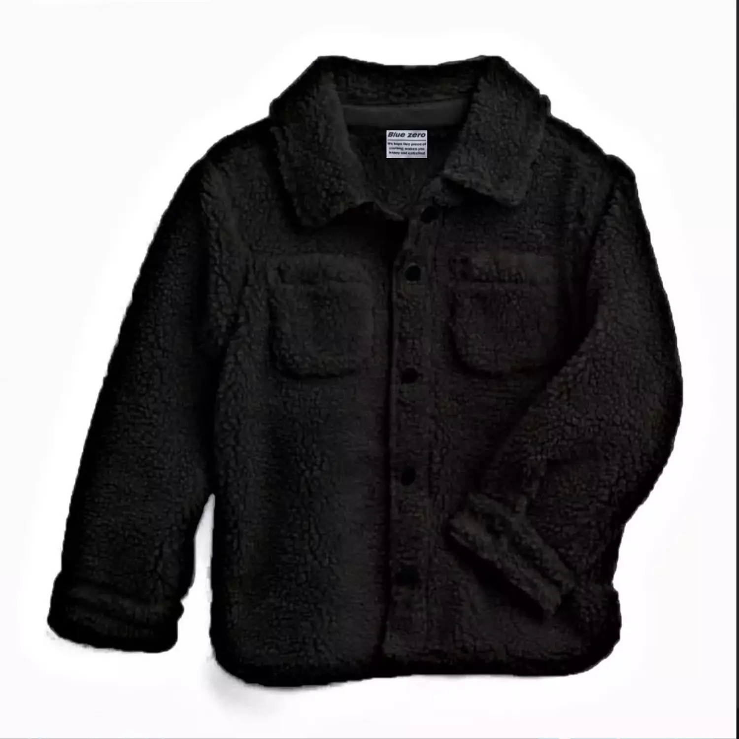 Black fur jacket  image