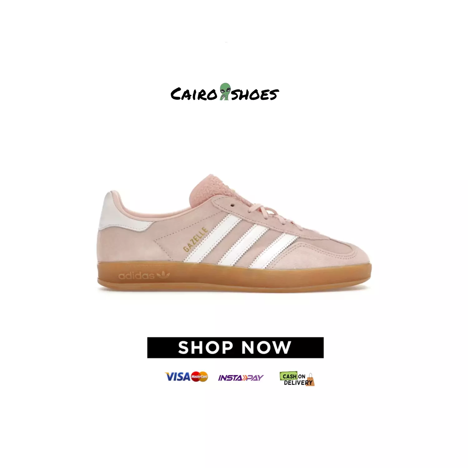 Adidas Gazelle Indoor - Sand Pink 
