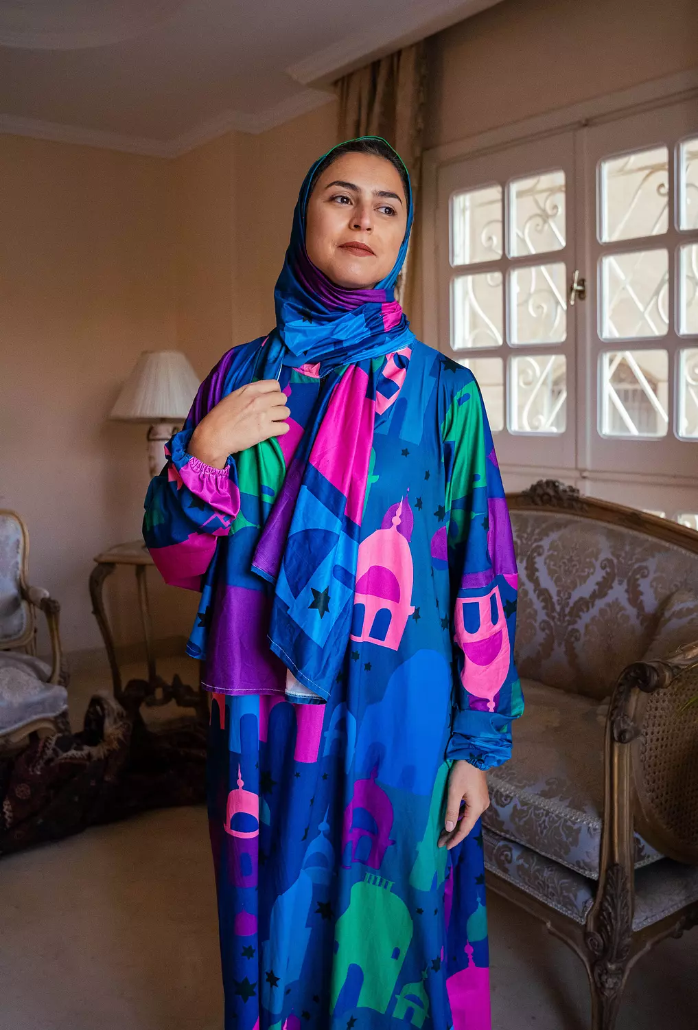 Prayer Adults Isdal - Multi Color Pattern  image