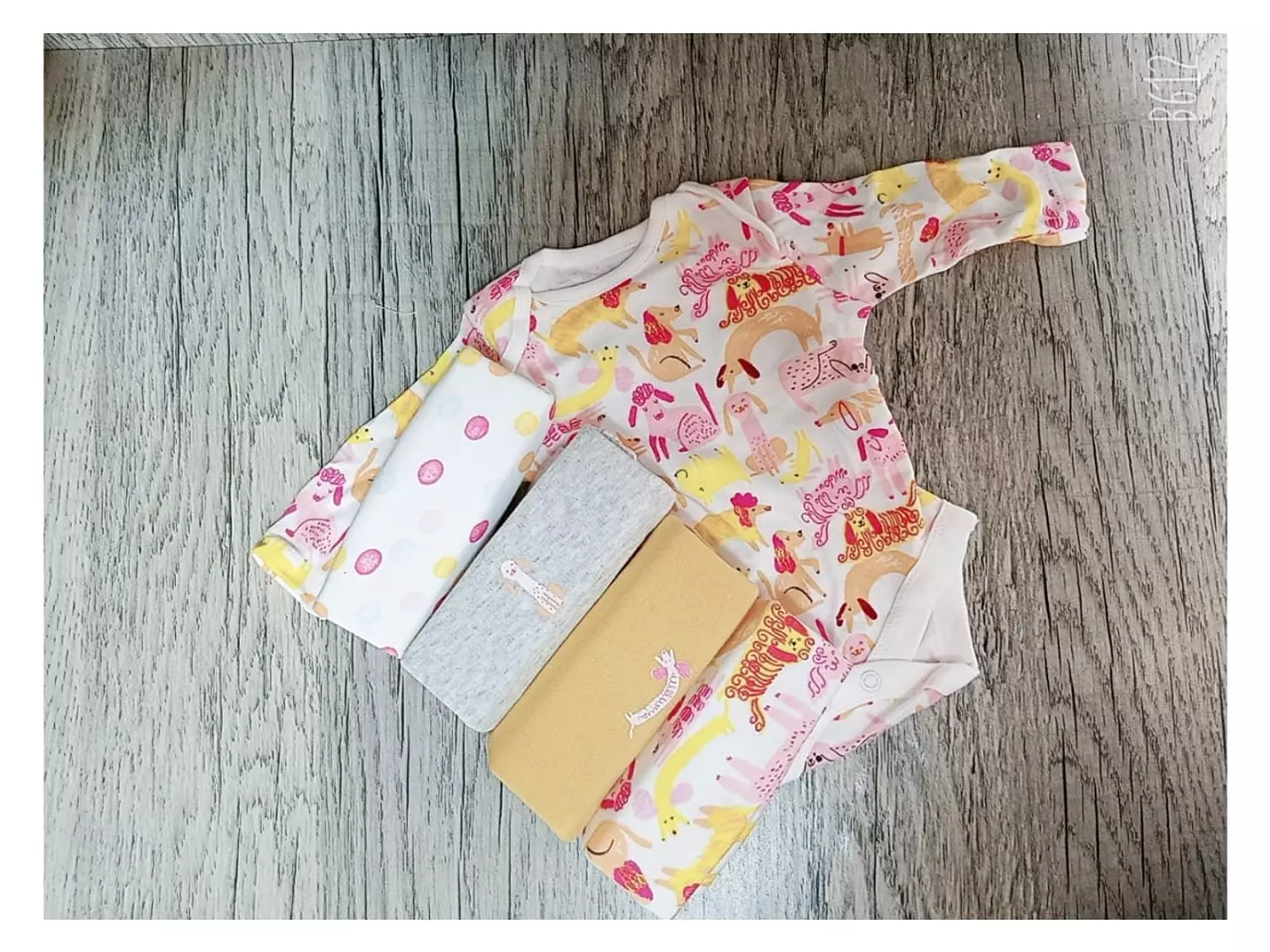 Mothercare 5-pack long sleeve jumpsuit image