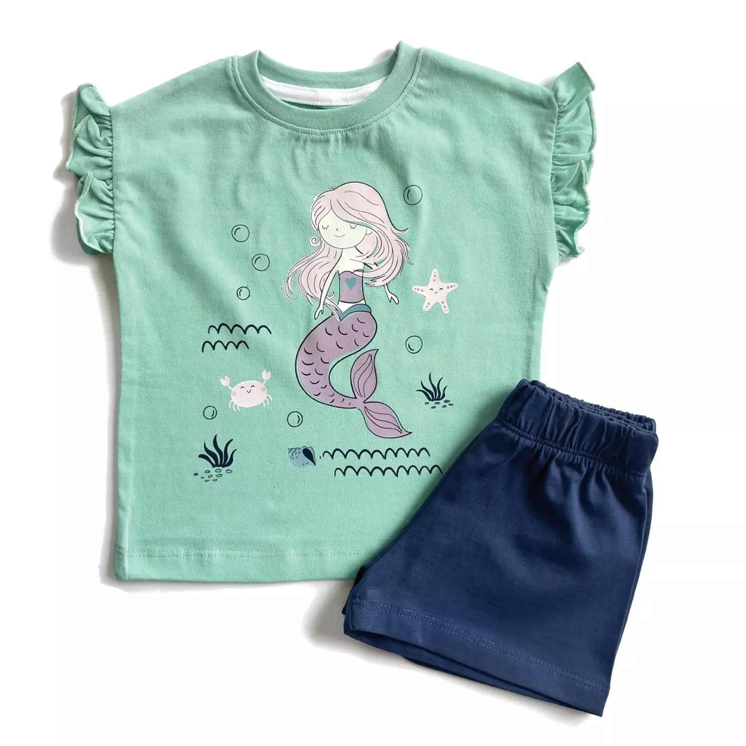 Mermaid Cotton PJs hover image
