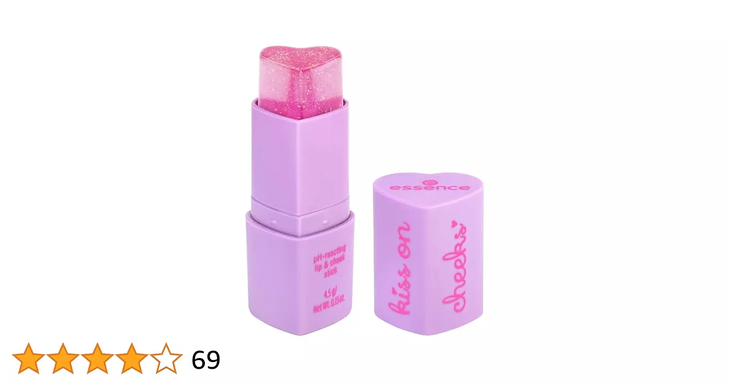 Essence kiss on cheeks pH-reacting lip & cheek stick 01 Be Mine image