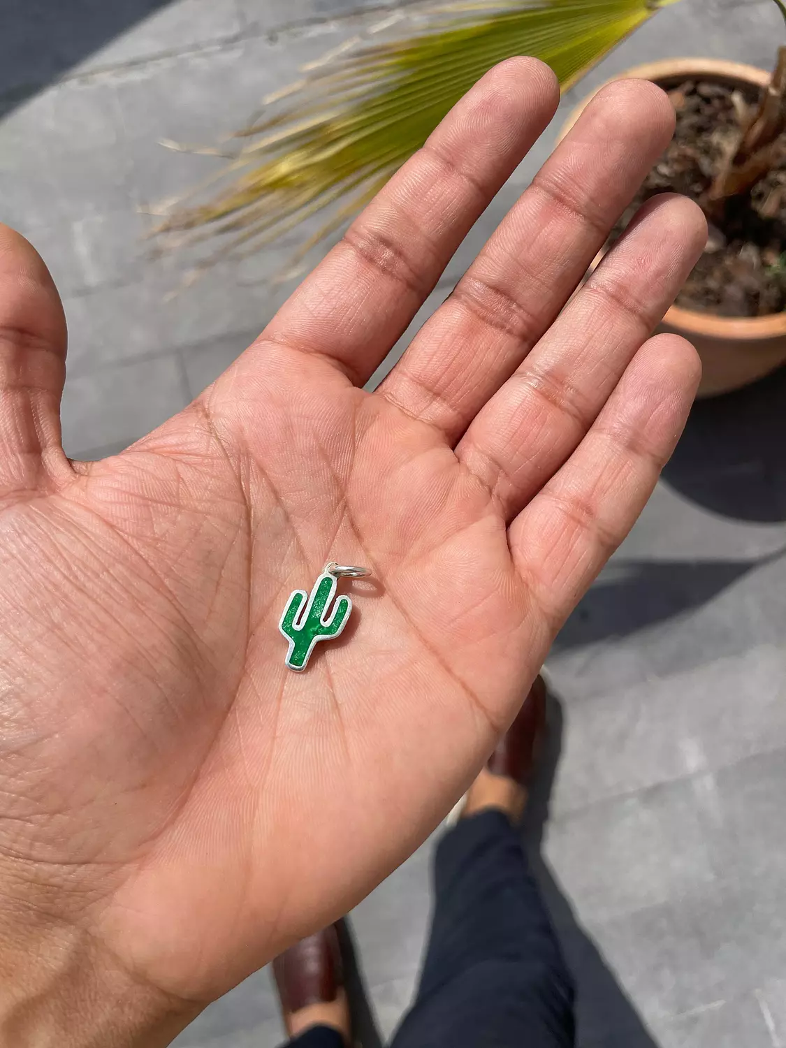 Green Cactus Pendant  image