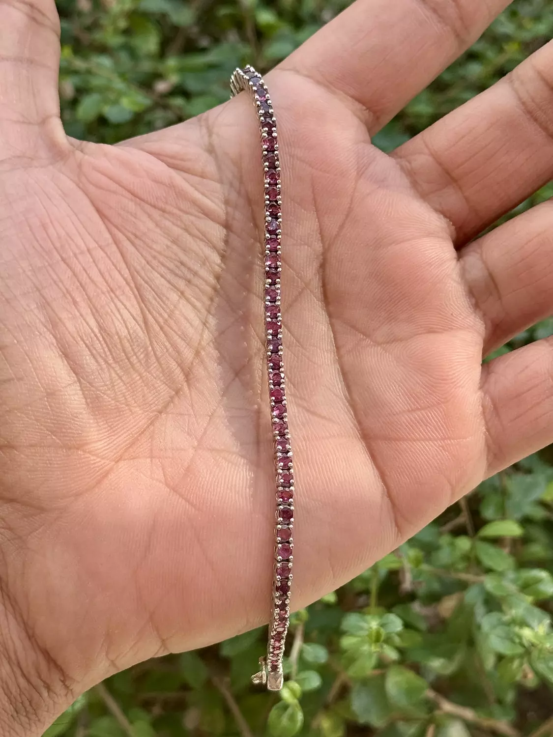 Ruby Tennis Bracelet image