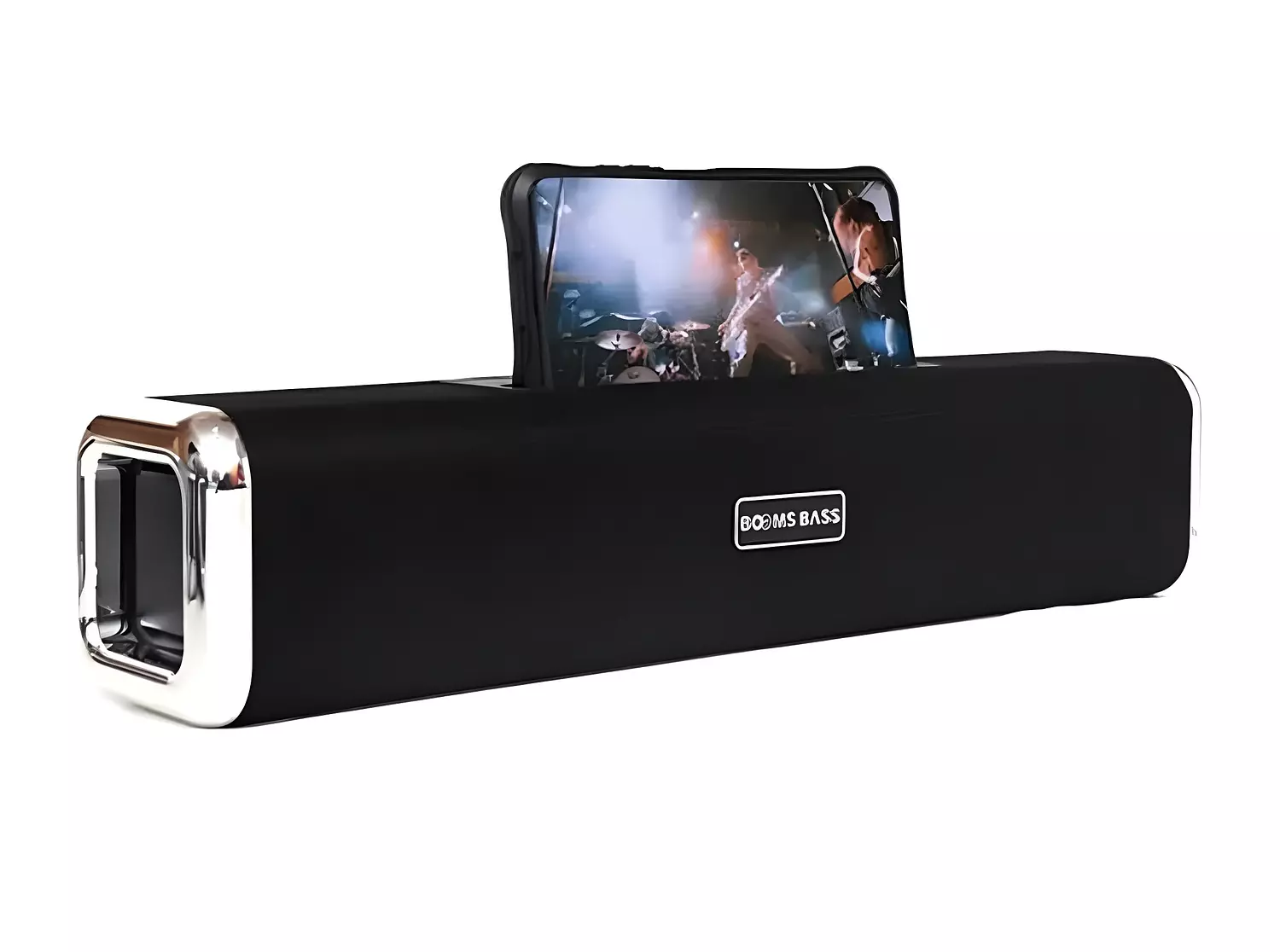 BOOMS BASS L8 10W Portable Bluetooth Speaker 1200mAh BLACK hover image