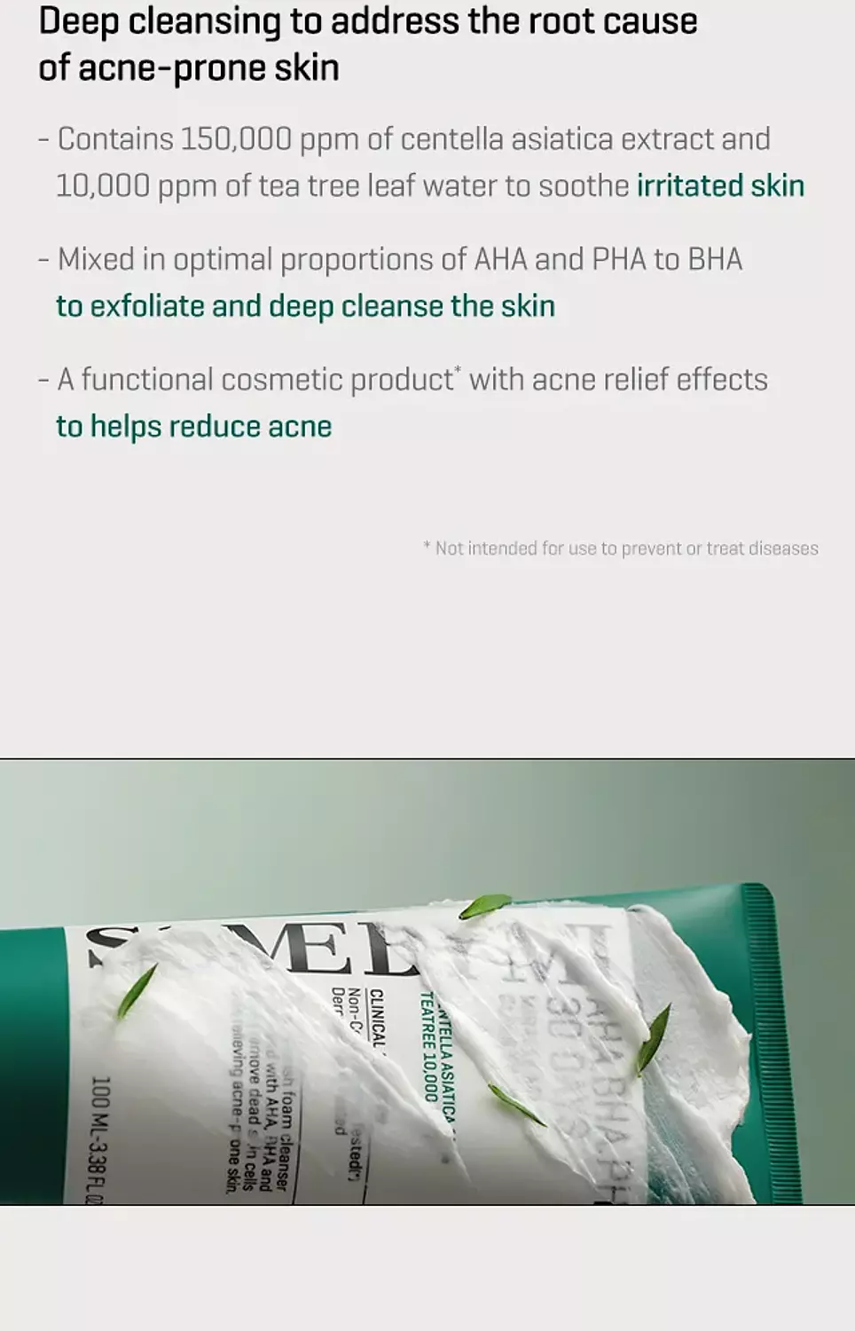 SOME BY MI - AHA,BHA,PHA 30 Days Miracle Acne Clear Foam hover image