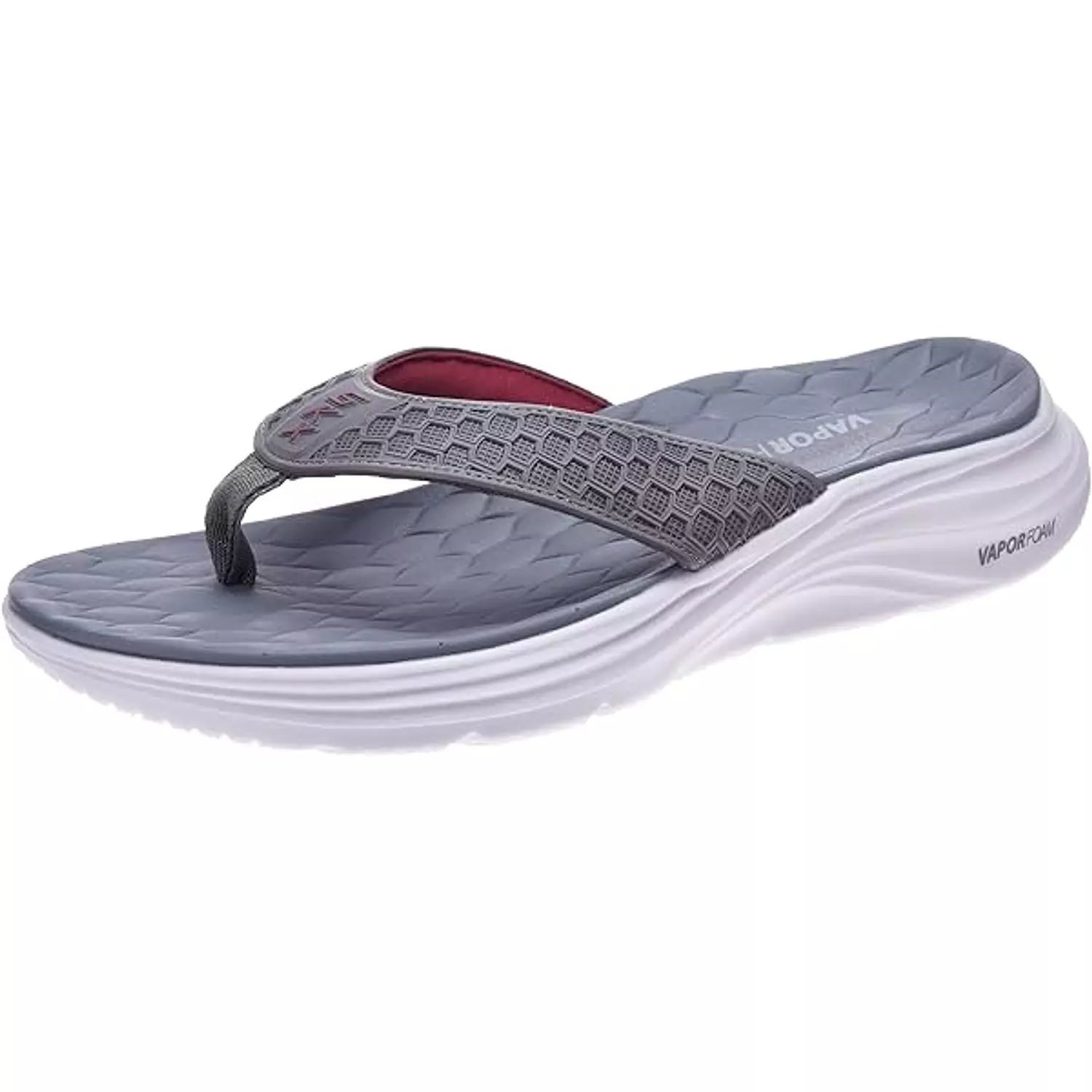 Skechers Men's Vapor Foam Sandal Gray x Red  image