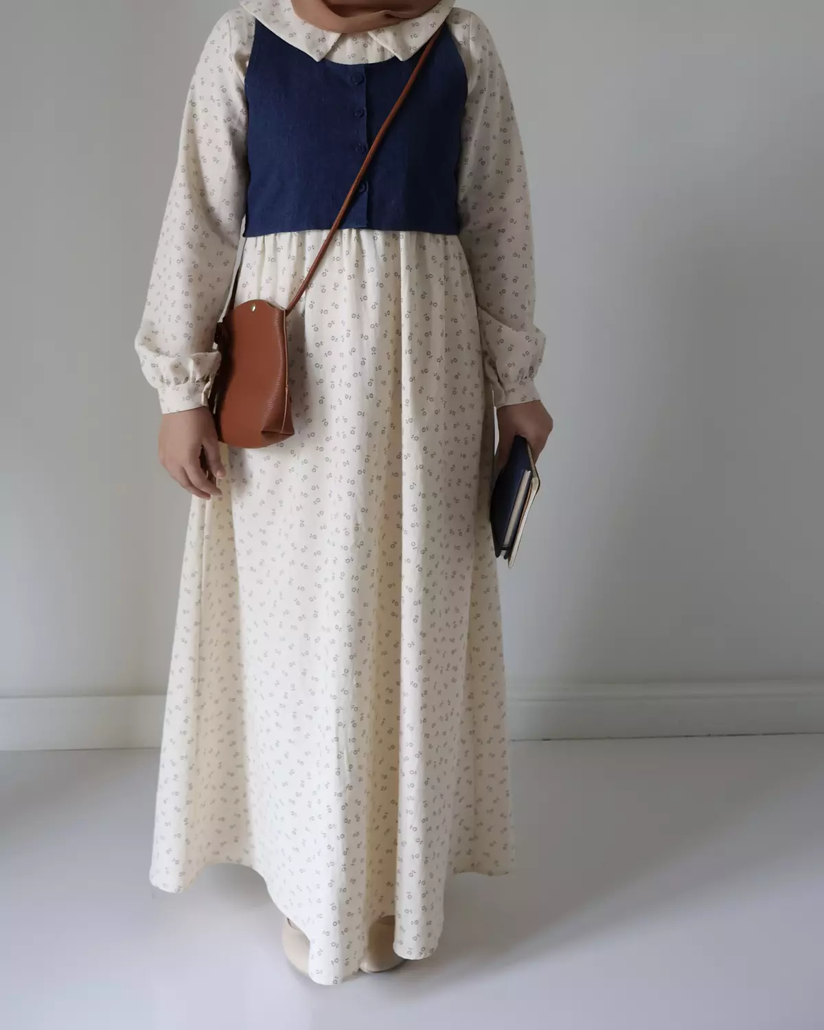 LINEN DRESS OFFWHITE  TEENAGE 3