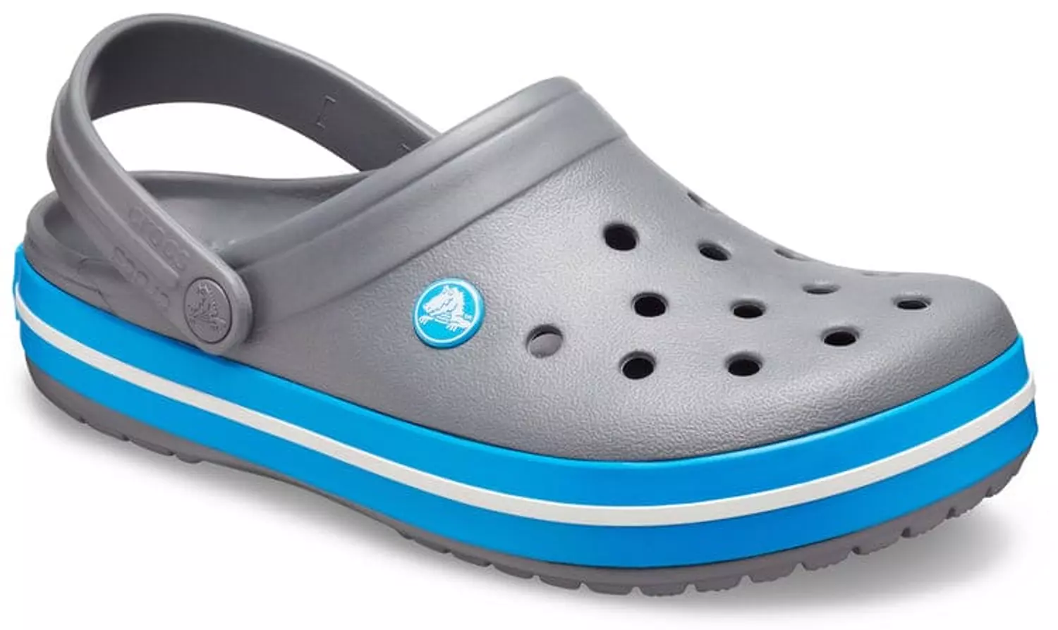 Crocs Crocband Gray x Blue  1