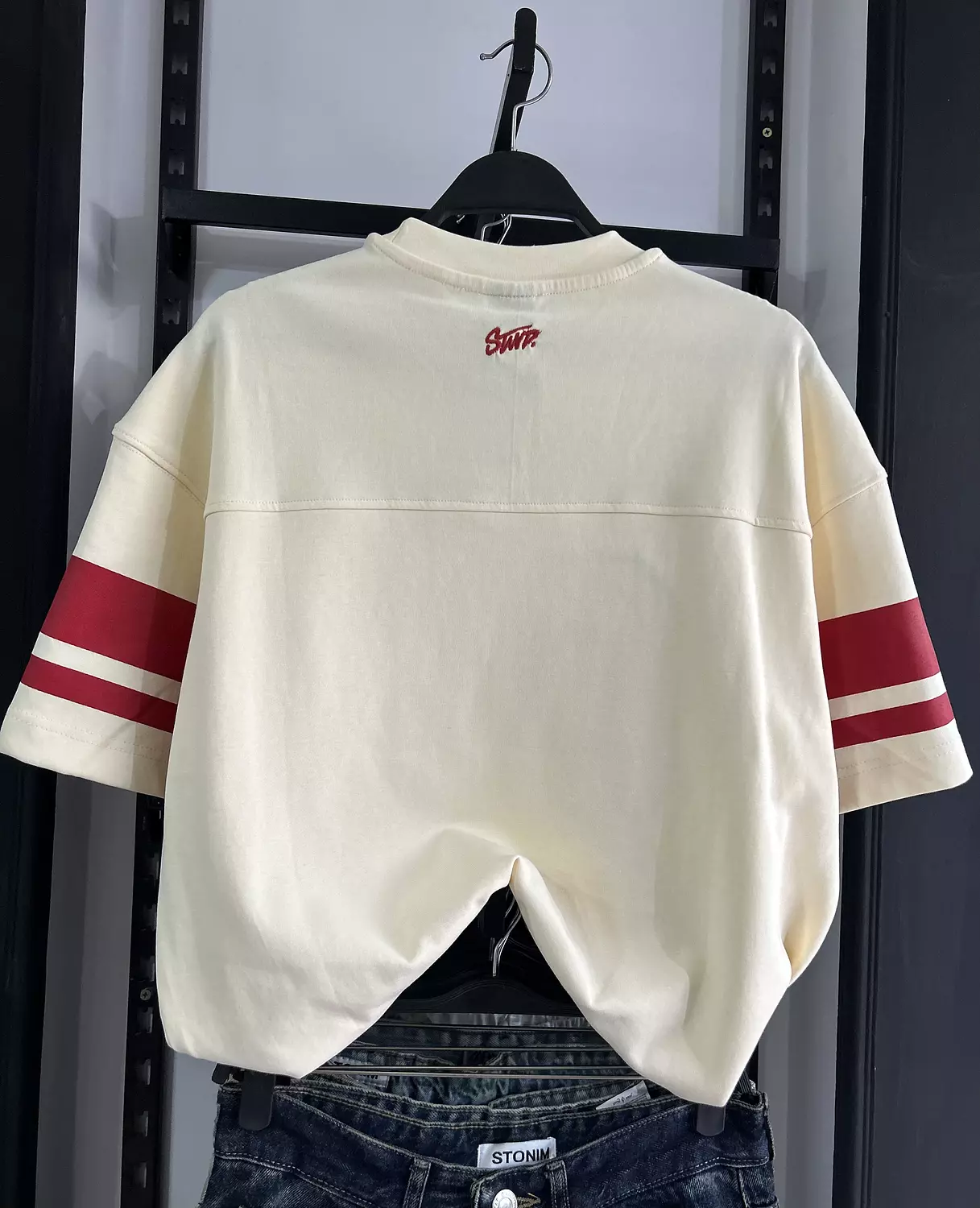 PULL&BEAR VARSITY 91 EMBROIDERED  T-SHIRT  20