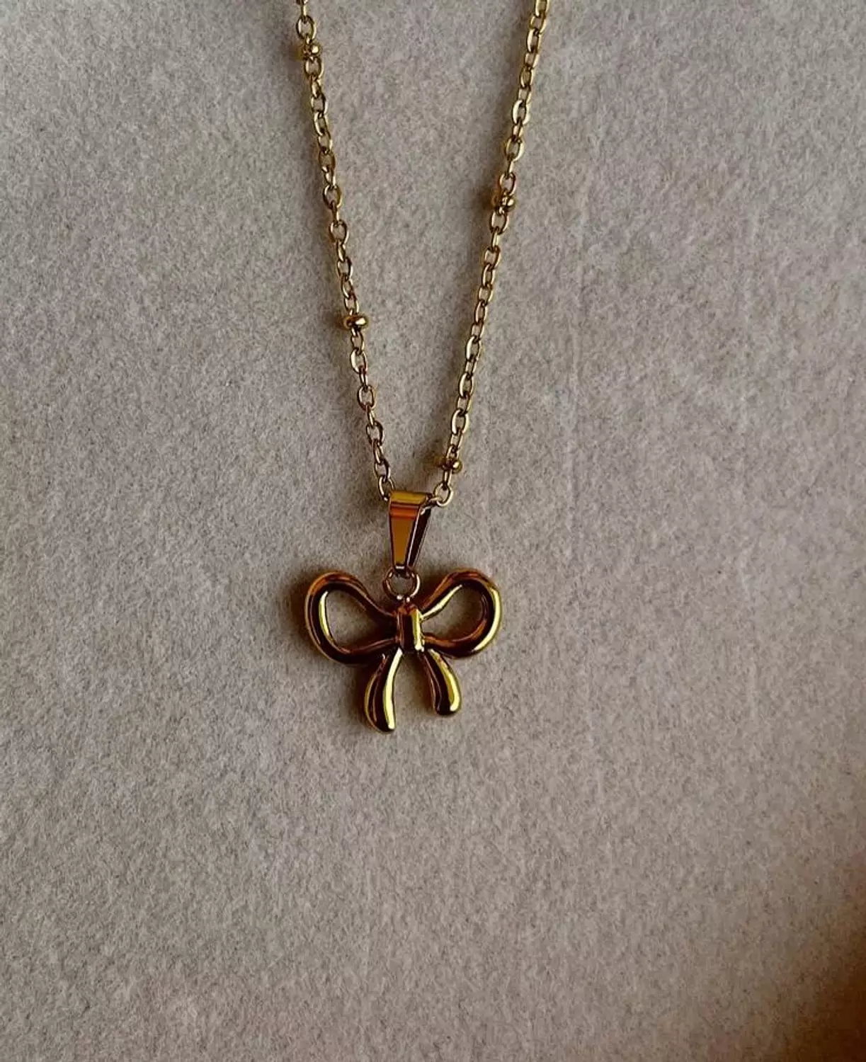 Bow Necklace N202 image