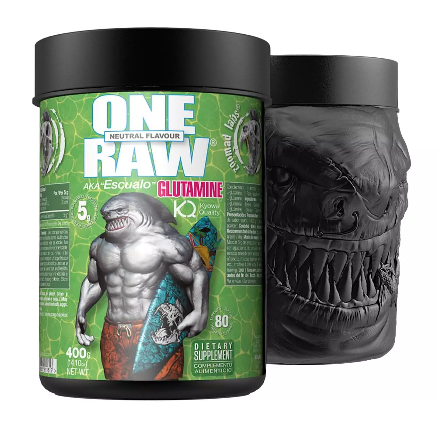 Zoomad Labs One Raw Glutamine | 80 servings | 400g image