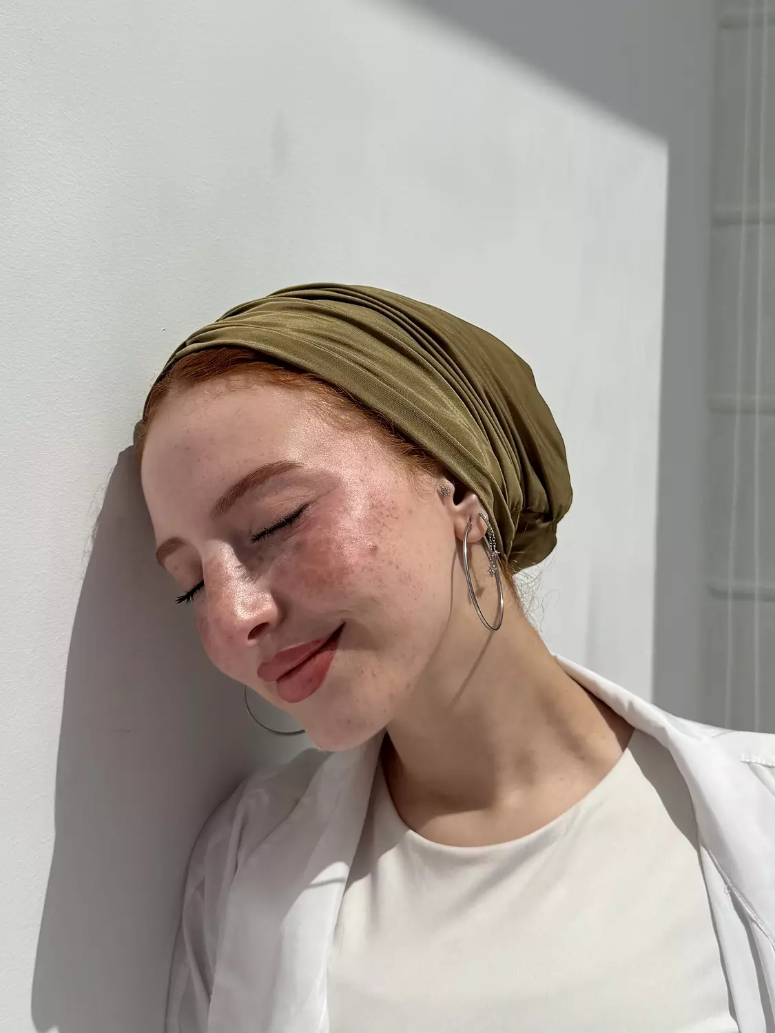 The warm olive turban  image