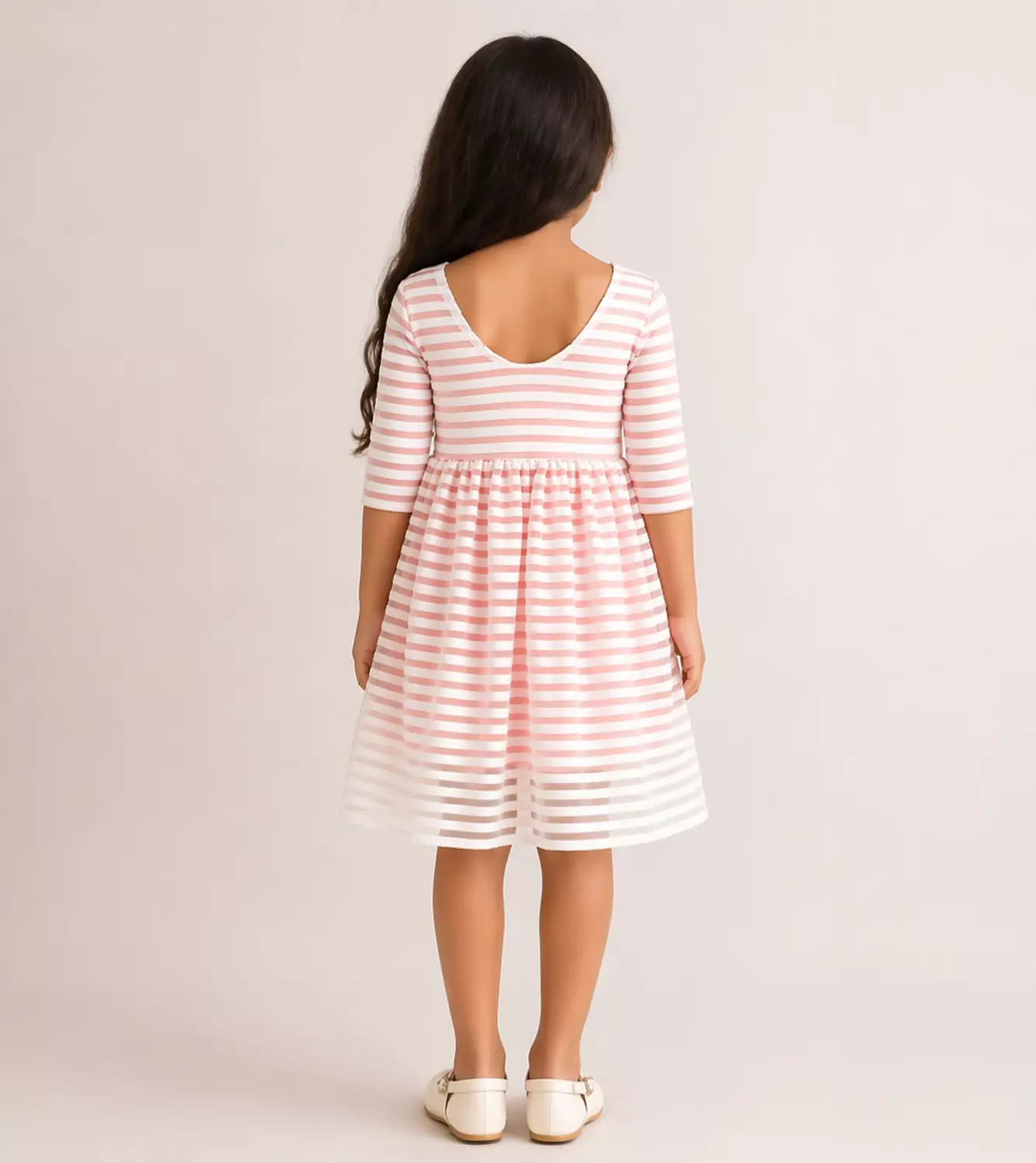 JACKARD TULLE DRESS 1