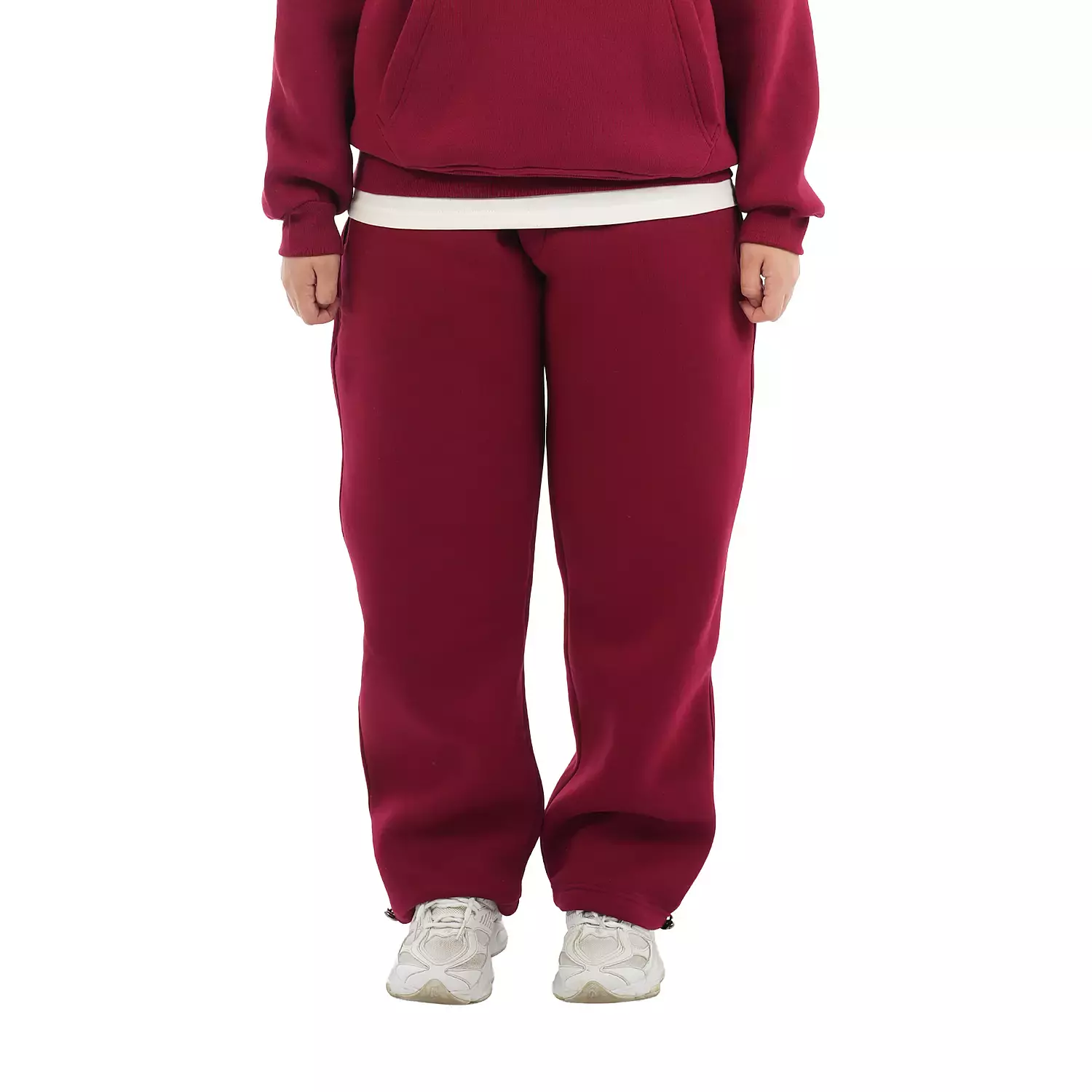 cotton wide leg winter sweatpants  12