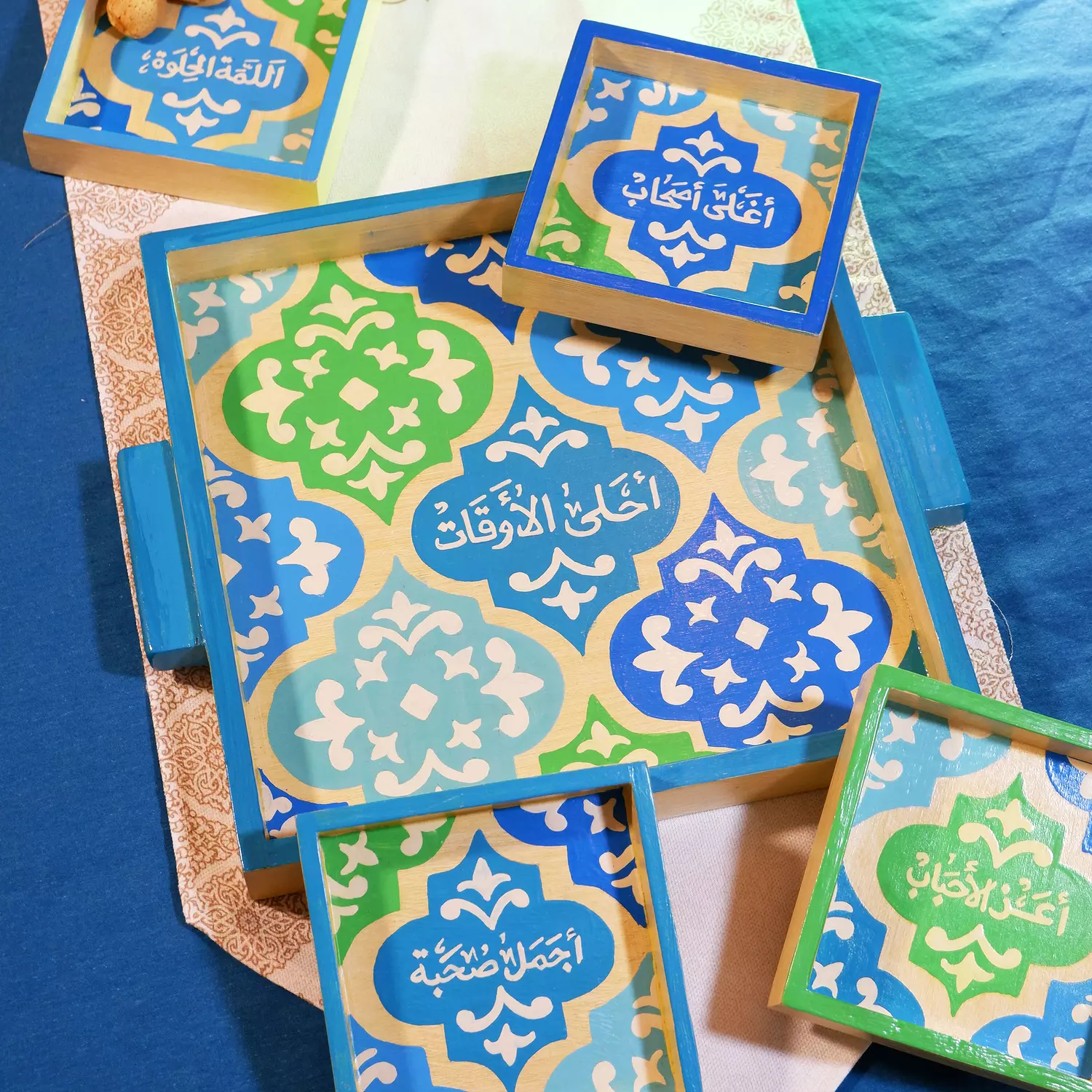 Ramadaneyat blue Nuts set square 2